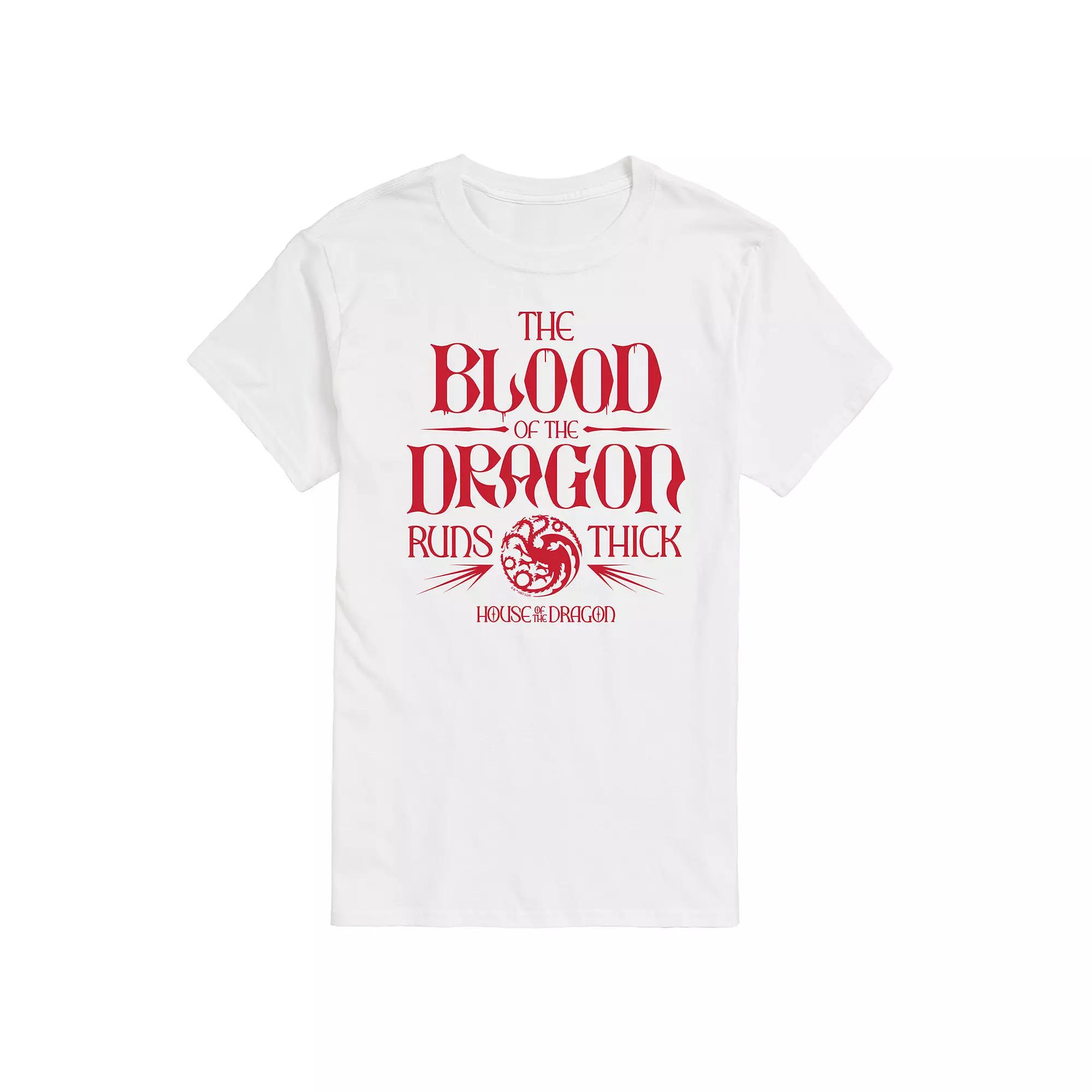 Men's House Of The Dragon Blood Of Dragon Graphic Tee,  Product Image