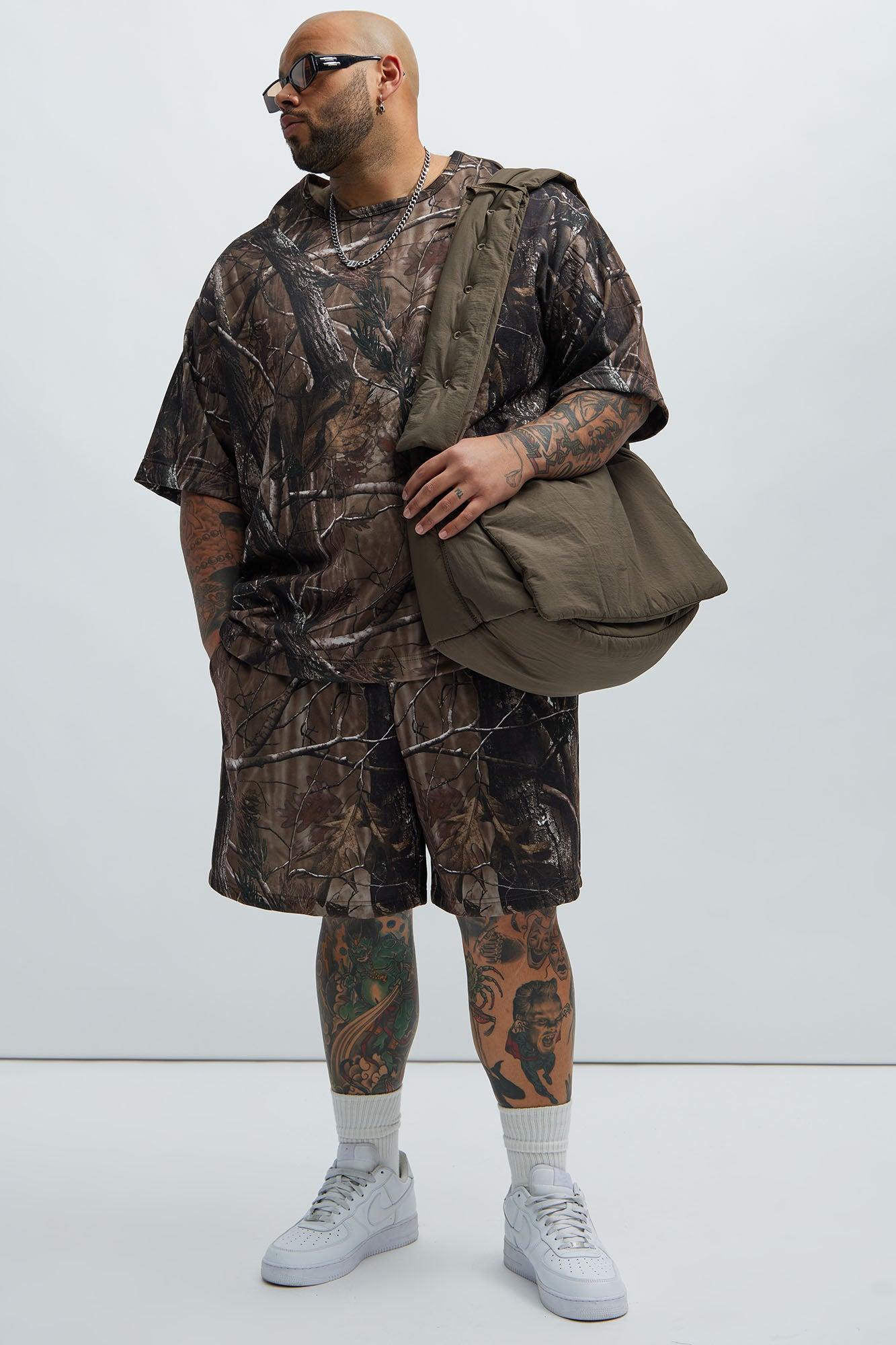 Kyal Relaxed Shorts - Camouflage Product Image