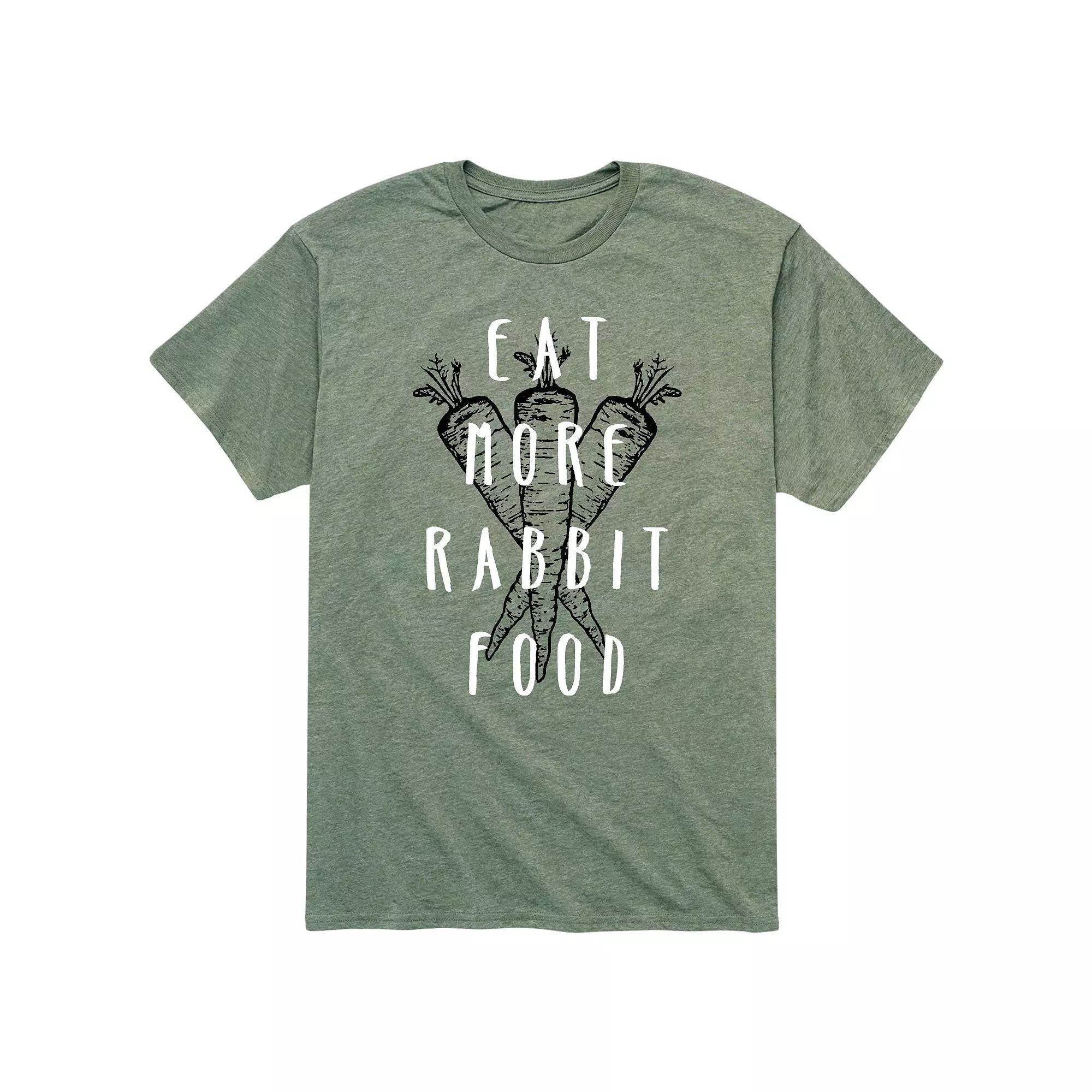 Men's Eat More Rabbit Food Tee,  Product Image