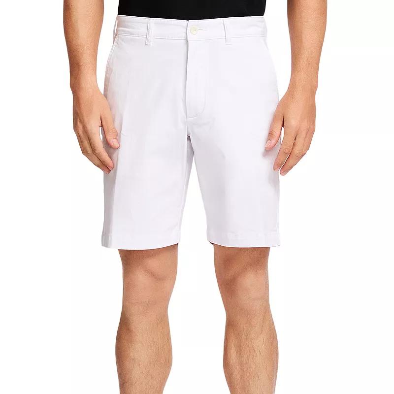 Men's IZOD Saltwater 9.5-in. Flat Front Shorts, Size: 38, Harbor Blue Product Image