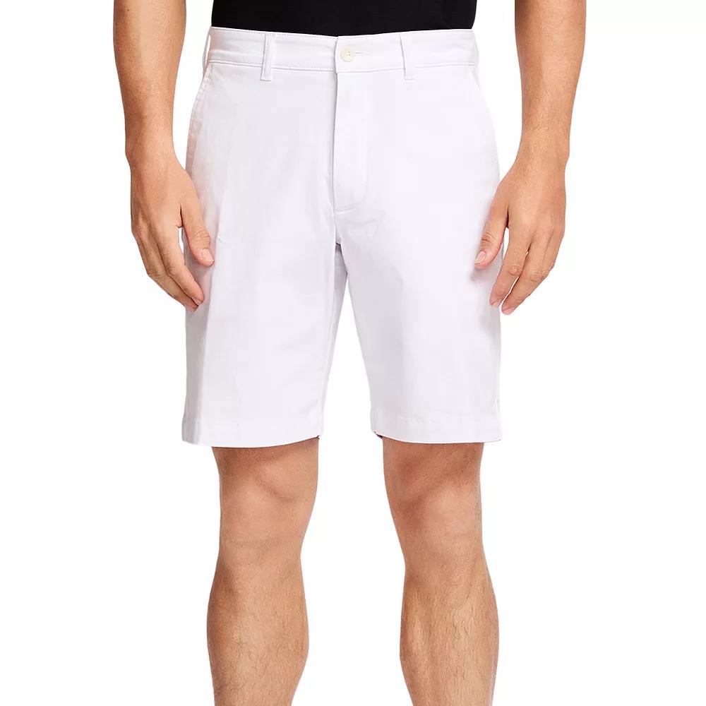 Men's IZOD Saltwater 9.5-in. Flat Front Shorts, Size: 38, Harbor Blue Product Image