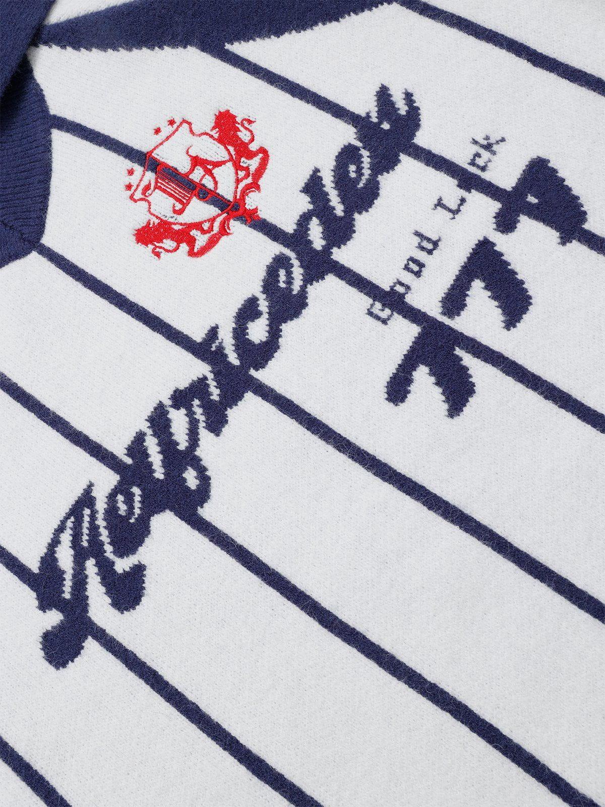 Aelfric Eden Stripe Polo Sweater Product Image