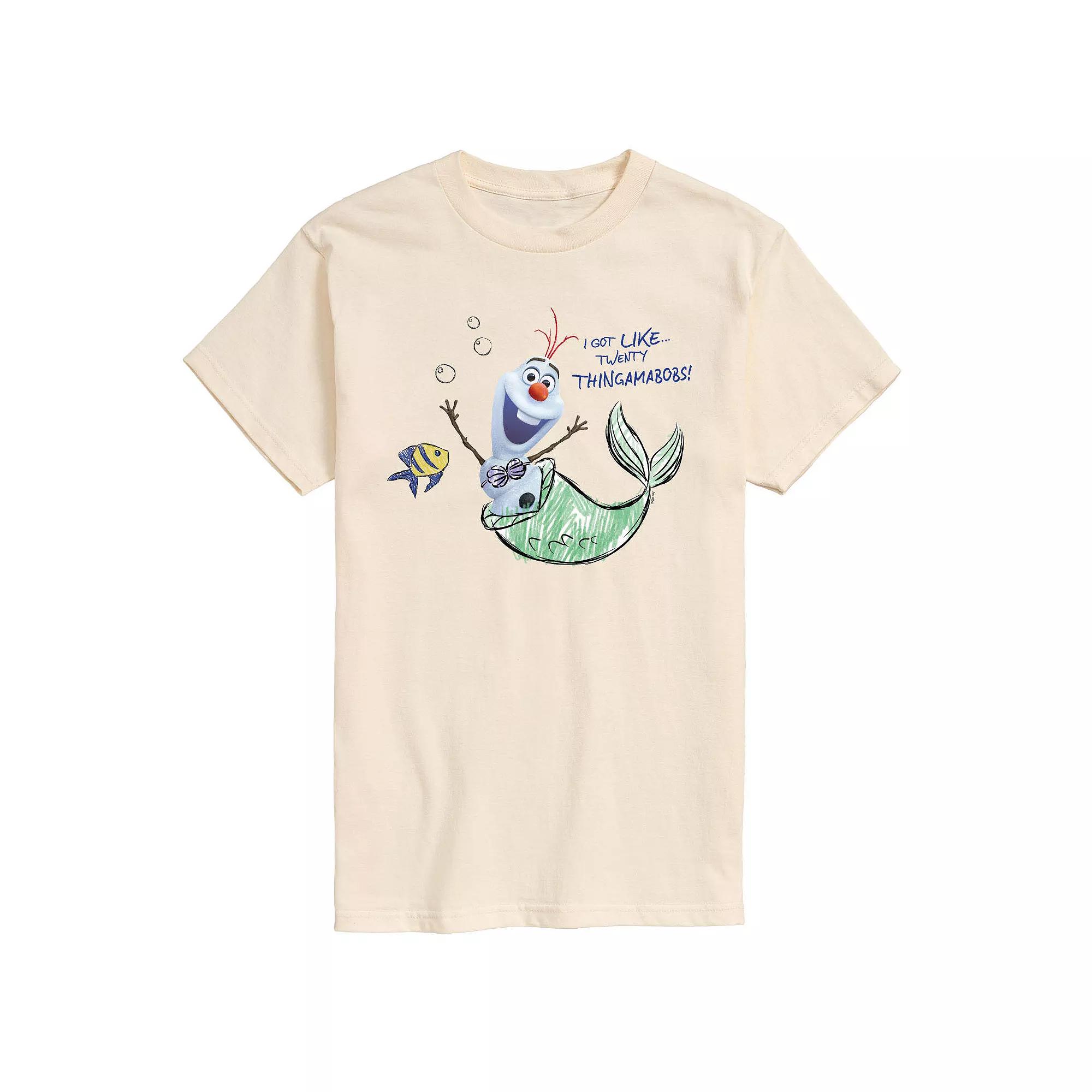 Disney's Frozen Men's Olaf Mermaid Graphic Tee,  Product Image