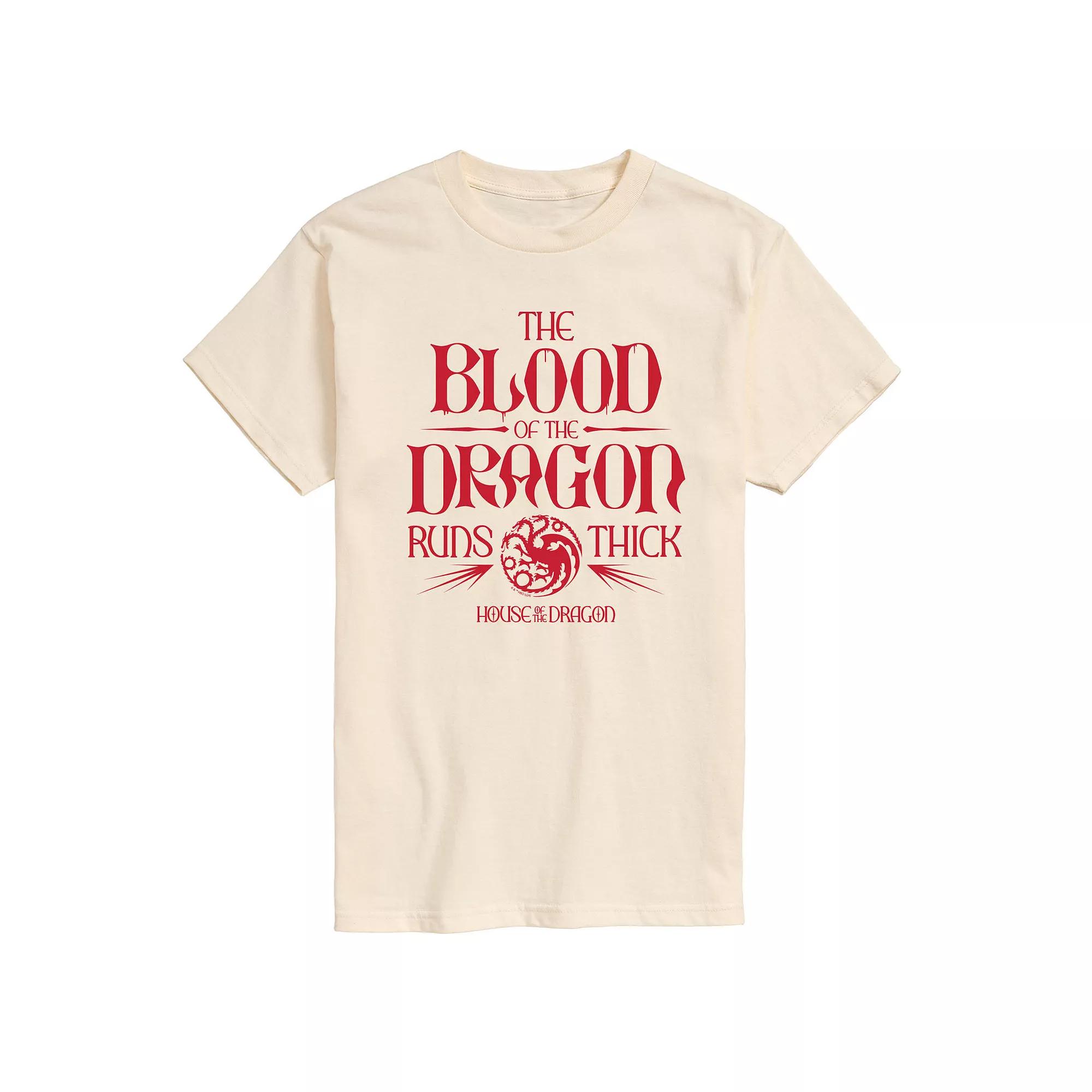 Men's House Of The Dragon Blood Of Dragon Graphic Tee,  Product Image