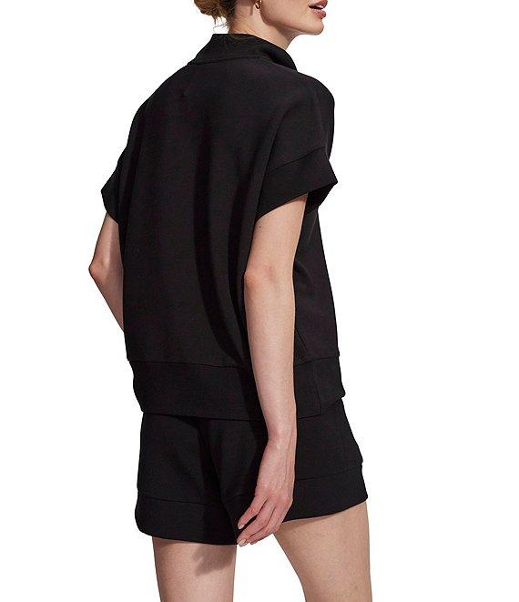Varley Ritchie Half Zip Short Sleeve Sweatshirt Product Image