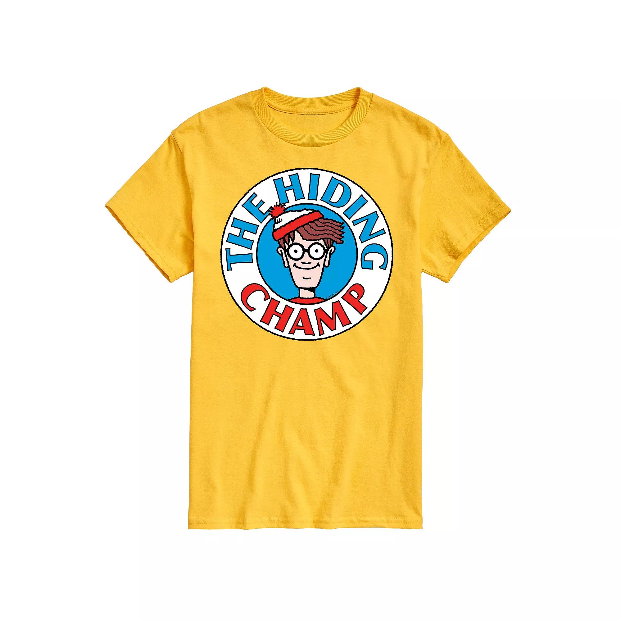 Men's Where's Waldo The Hiding Champ Graphic Tee,  Product Image