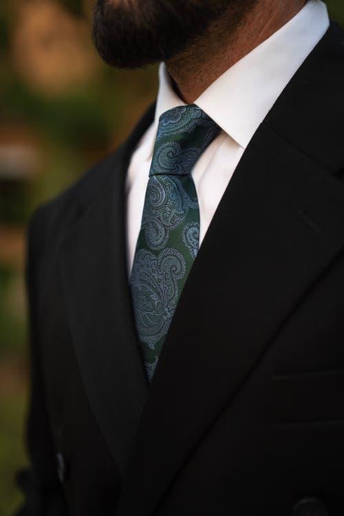 Elizabetta Pisa - Extra Long Silk Jacquard Tie for Men Product Image