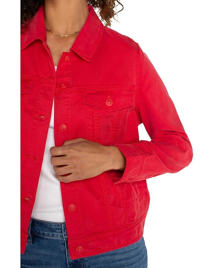Collarless Woven Boucle Jacket With Frayed Edges Product Image