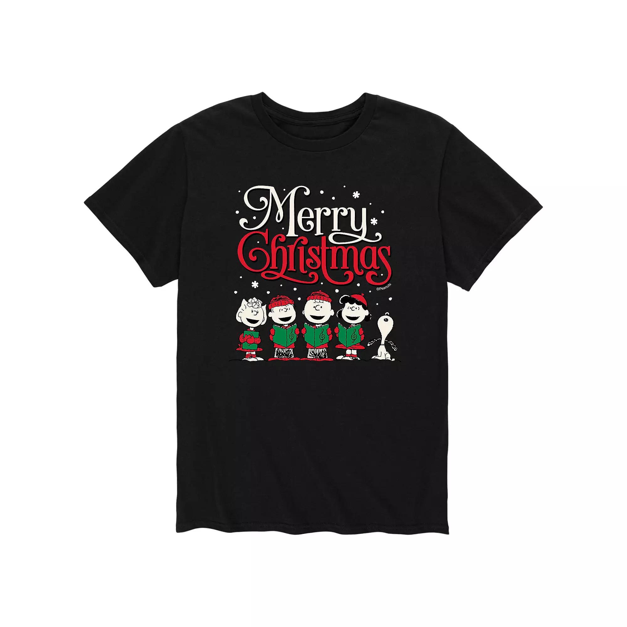 Men's Peanuts Merry Christmas Tee,  Product Image