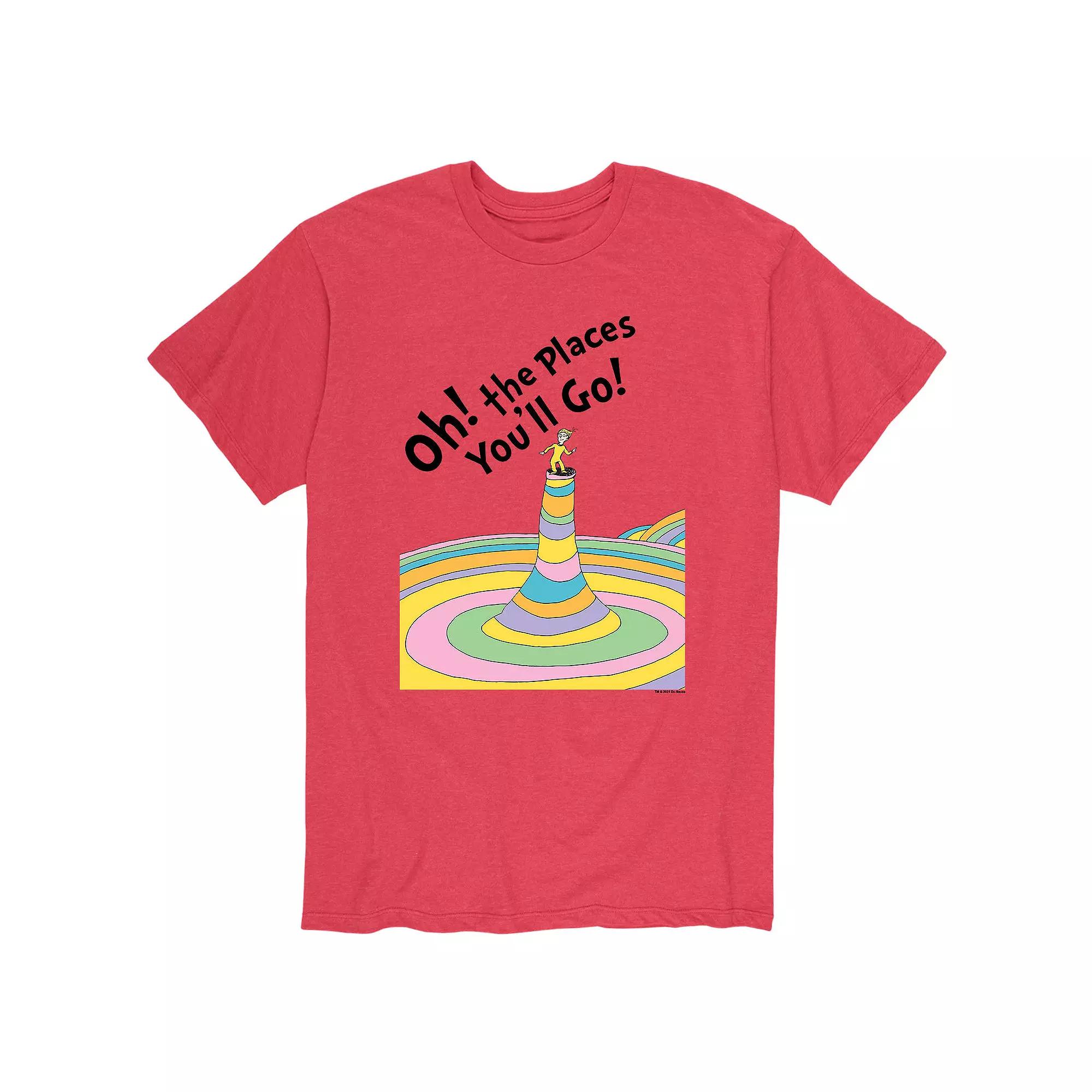 Men's Dr. Seuss Places Youll Go Tee,  Product Image
