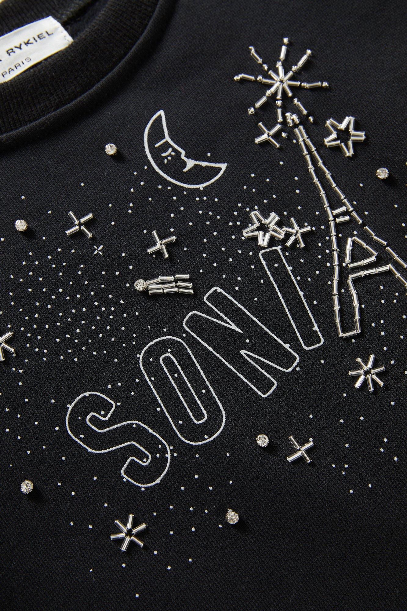 Sonia Rykiel Luxe Paris Logo Sweatshirt Dress Product Image