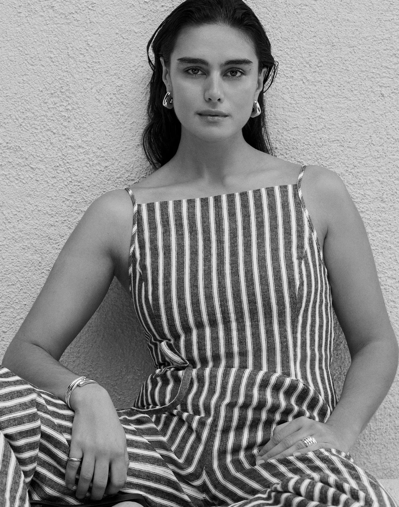 Sculptural Large Hoop Earrings Product Image