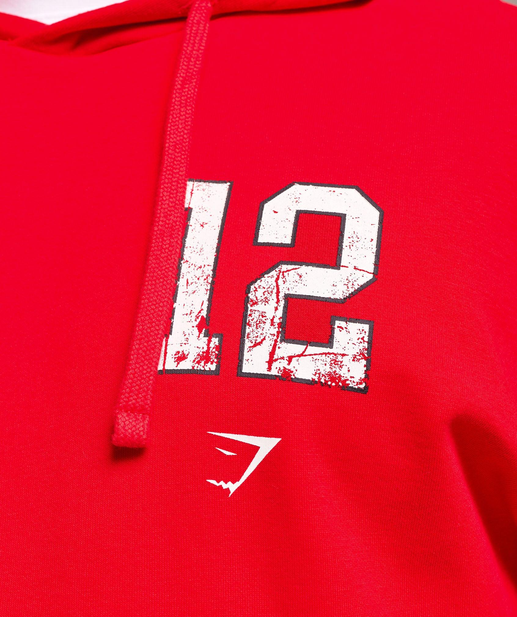 Gymshark Campus Hoodie - Athletic Red Male Product Image