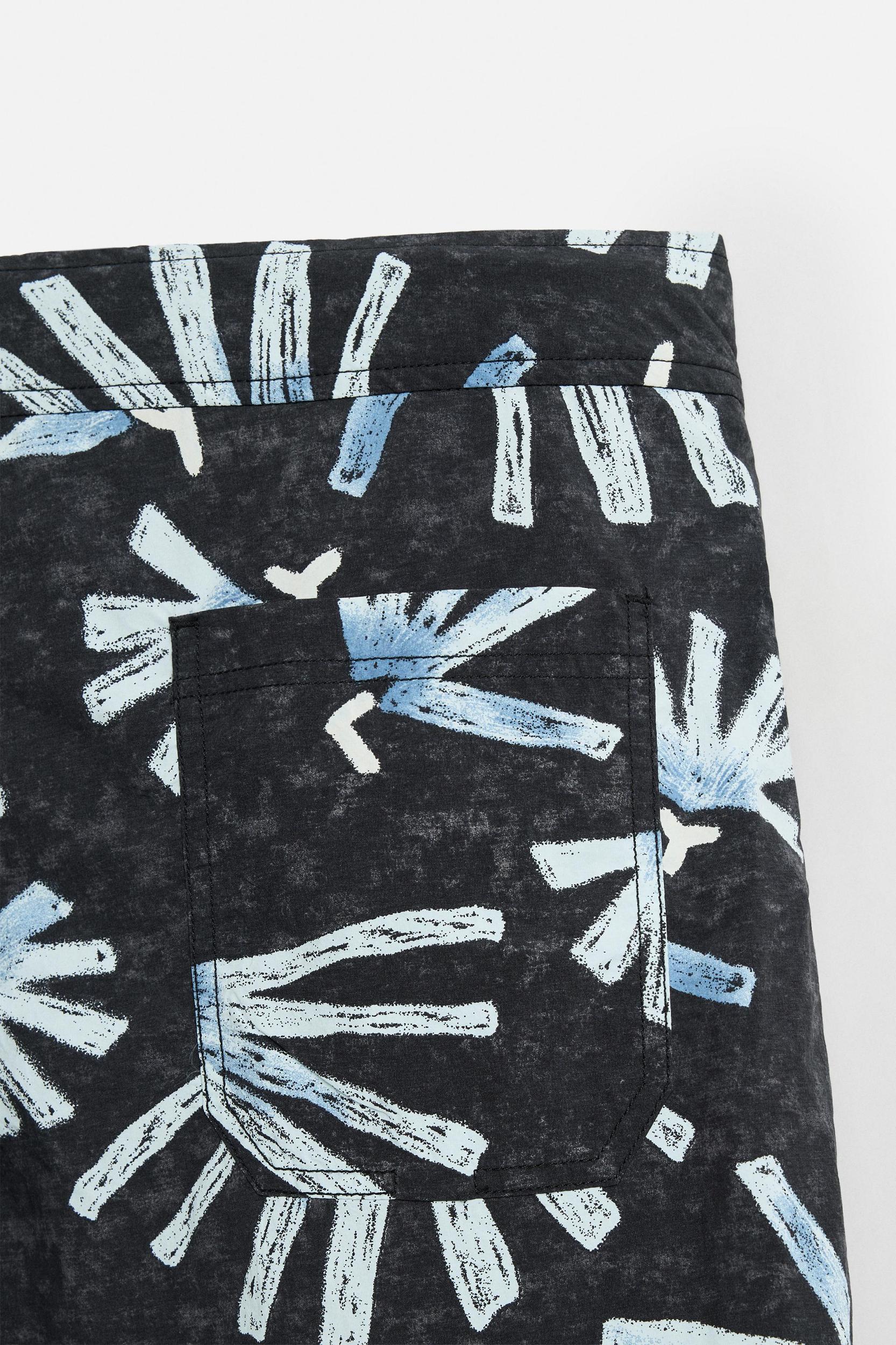 FLORAL PRINT LONG SWIMSUIT Product Image