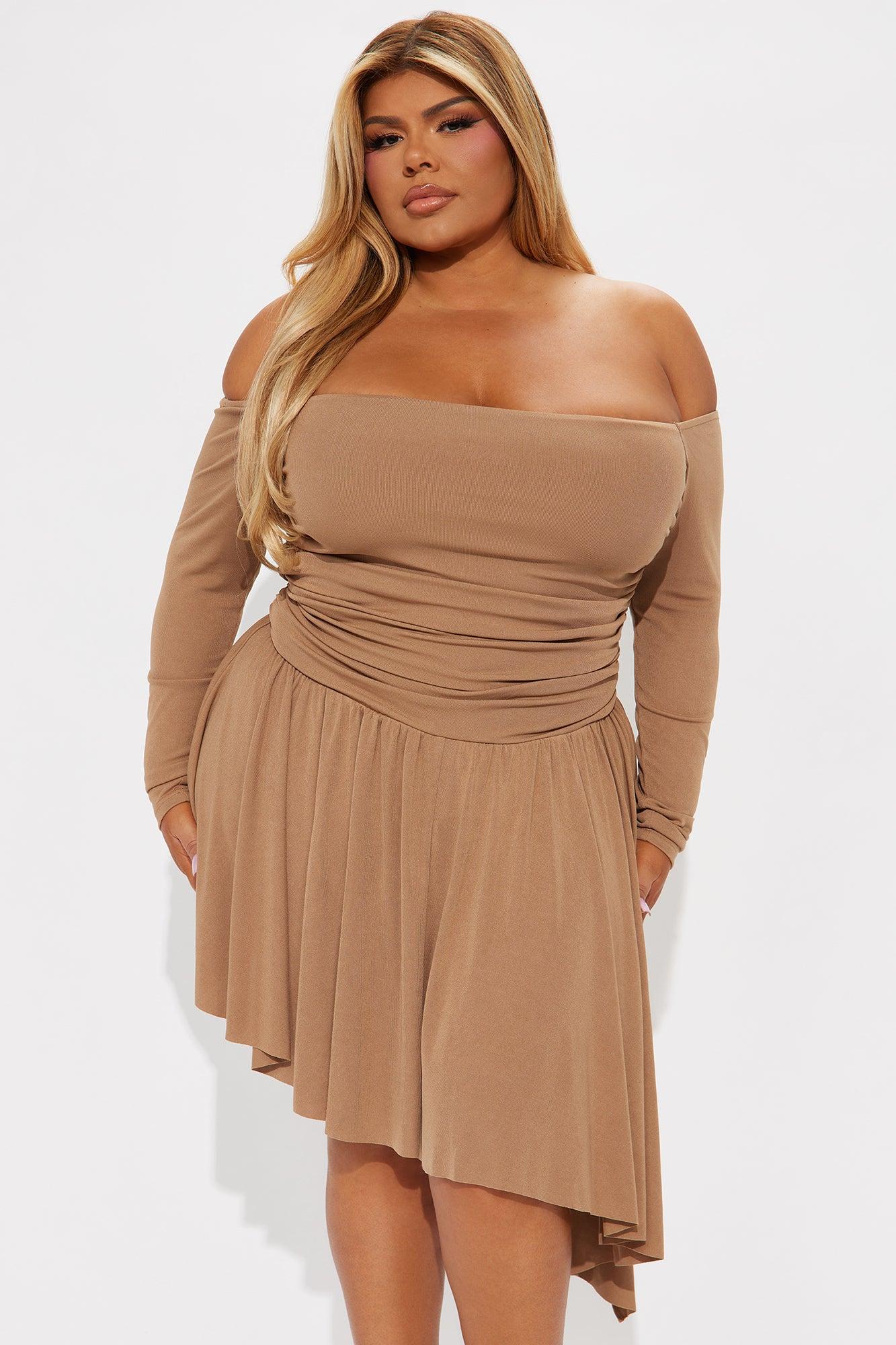 Runaway With Me Mini Dress - Mocha Product Image