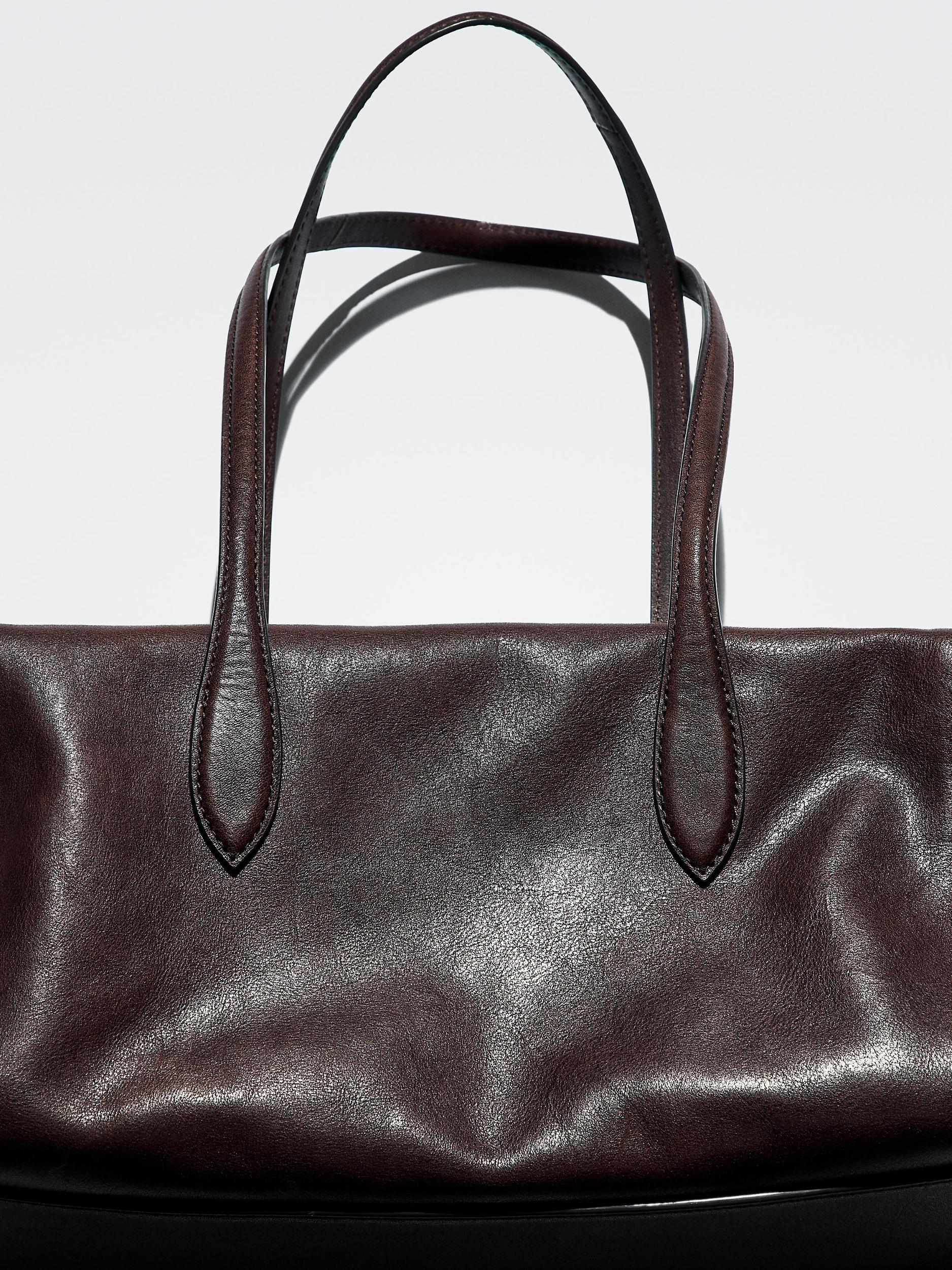 Nappa leather satchel bag Product Image
