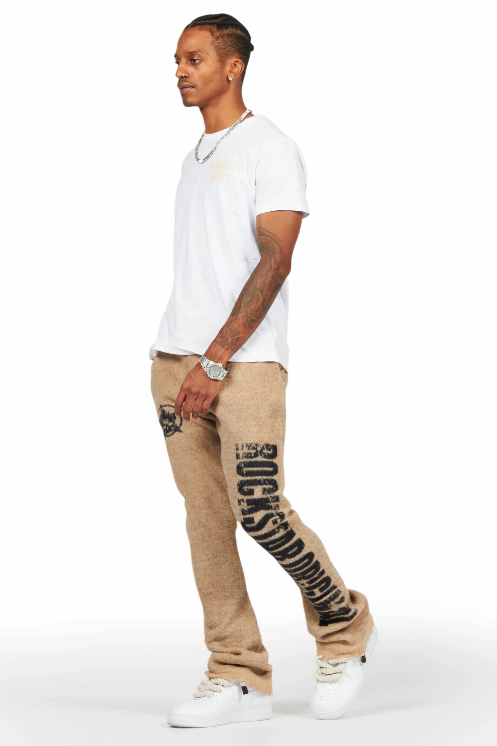 Dalasia White/Beige Oversized Tee Female Product Image