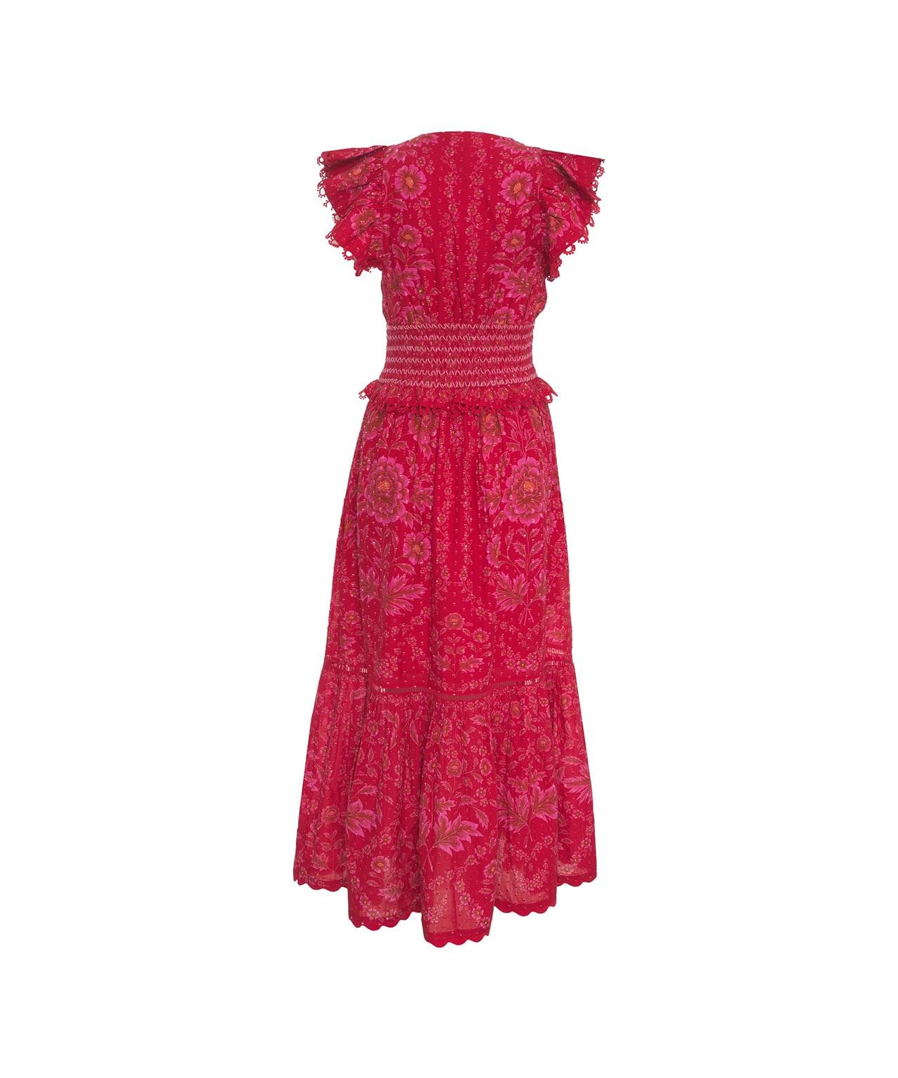 Maxi dress with floral pattern Product Image