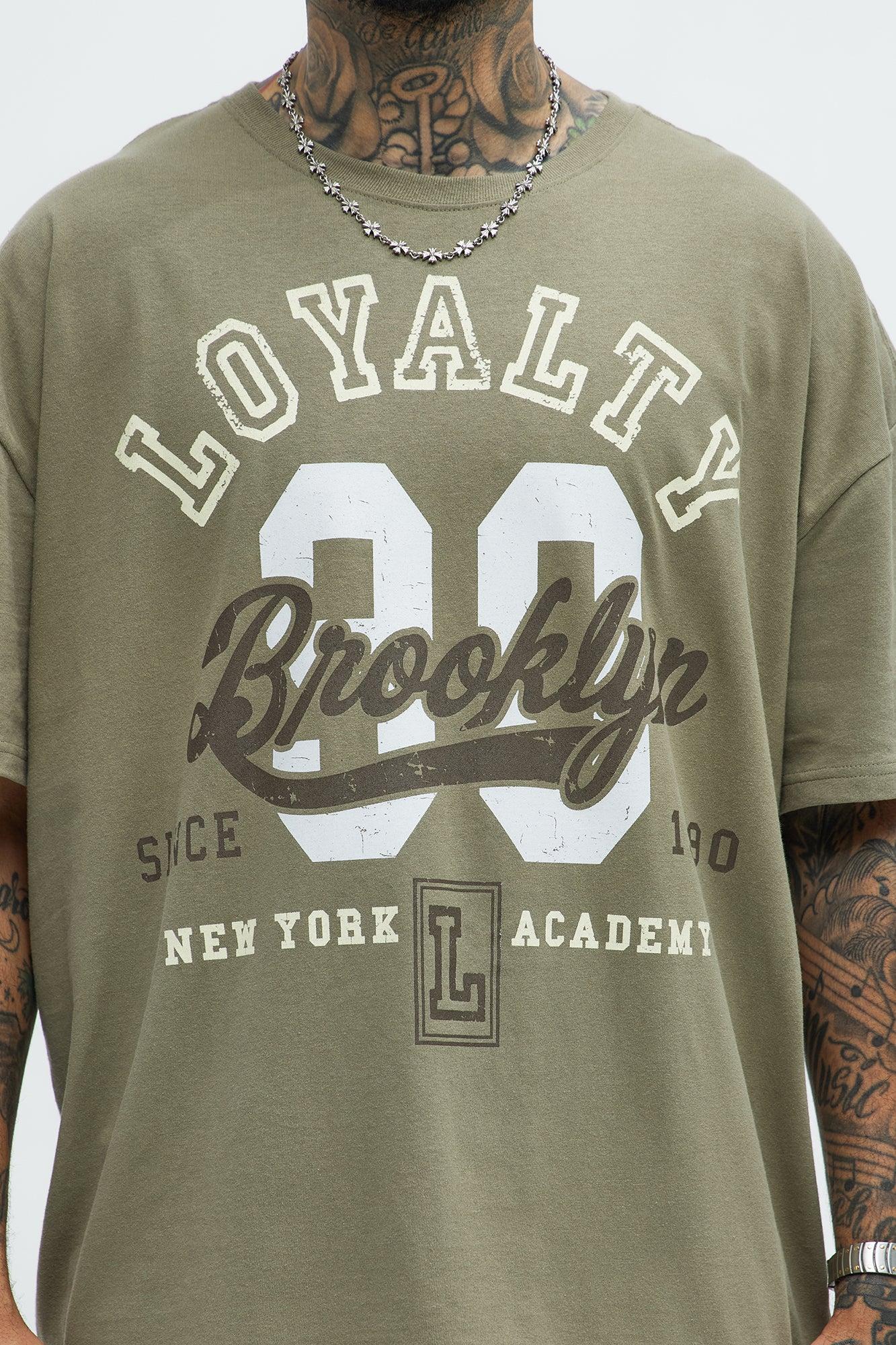 Brooklyn Loyalty Oversized Short Sleeve Tee - Olive Product Image