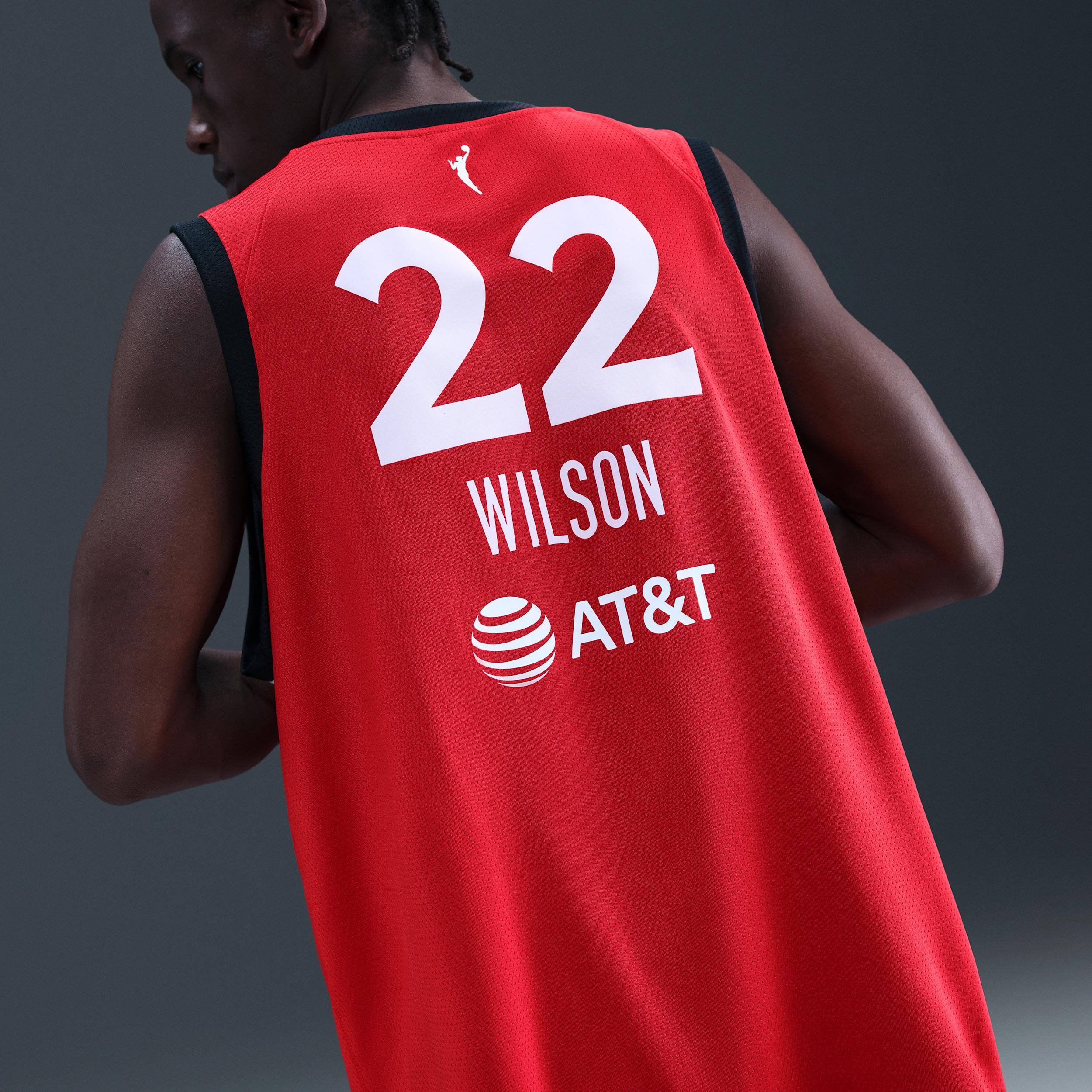 A'ja Wilson Las Vegas Aces 2024 Rebel Edition Nike Women's Dri-FIT WNBA Victory Jersey Product Image