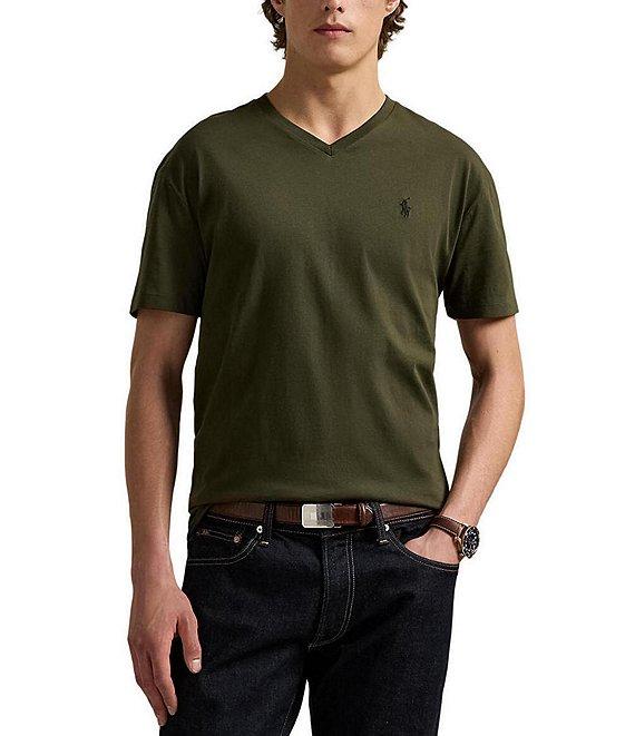 Polo Ralph Lauren Classic Fit Short Sleeve V-Neck T-Shirt Product Image