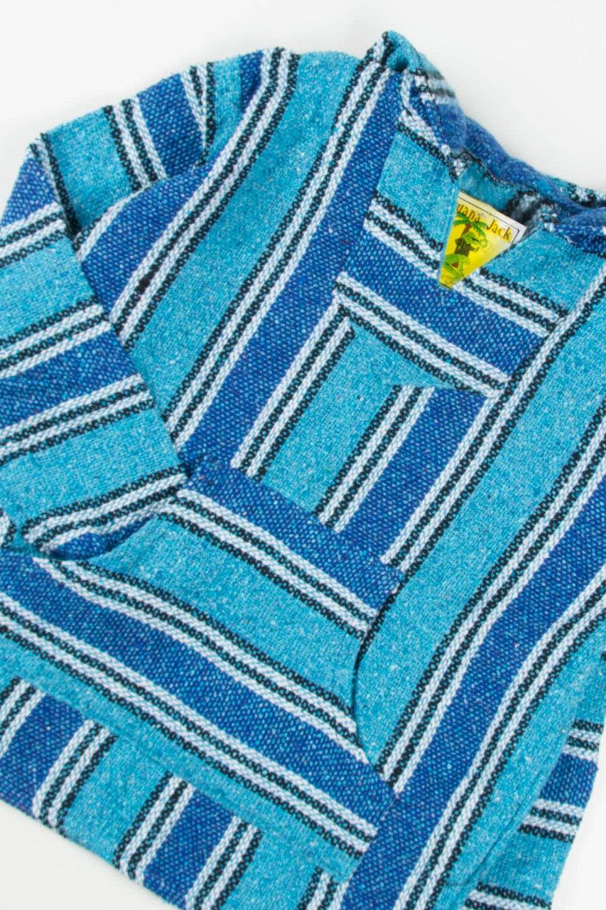 Lightweight Bright Blue Baja Hoodie Product Image