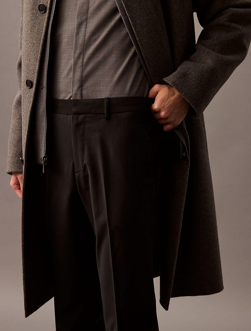 Refined Wool Blend Slim Trouser Product Image