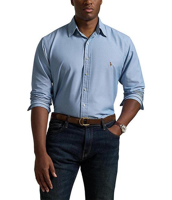 Polo Ralph Lauren Big & Tall Classic Fit Performance Stretch Oxford Long Sleeve Woven Shirt Product Image