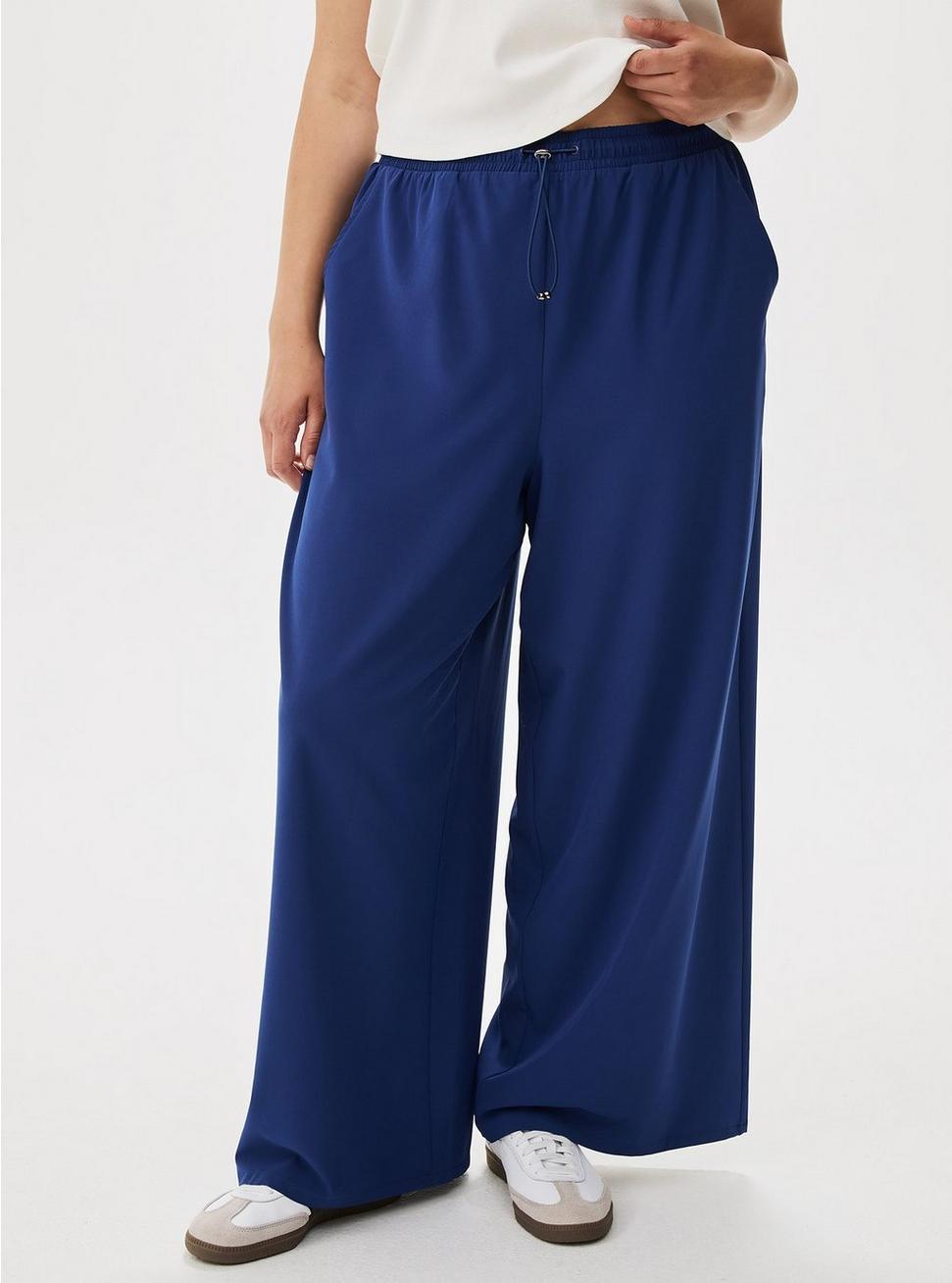 Stretch Woven Wide-Leg Active Pant Product Image