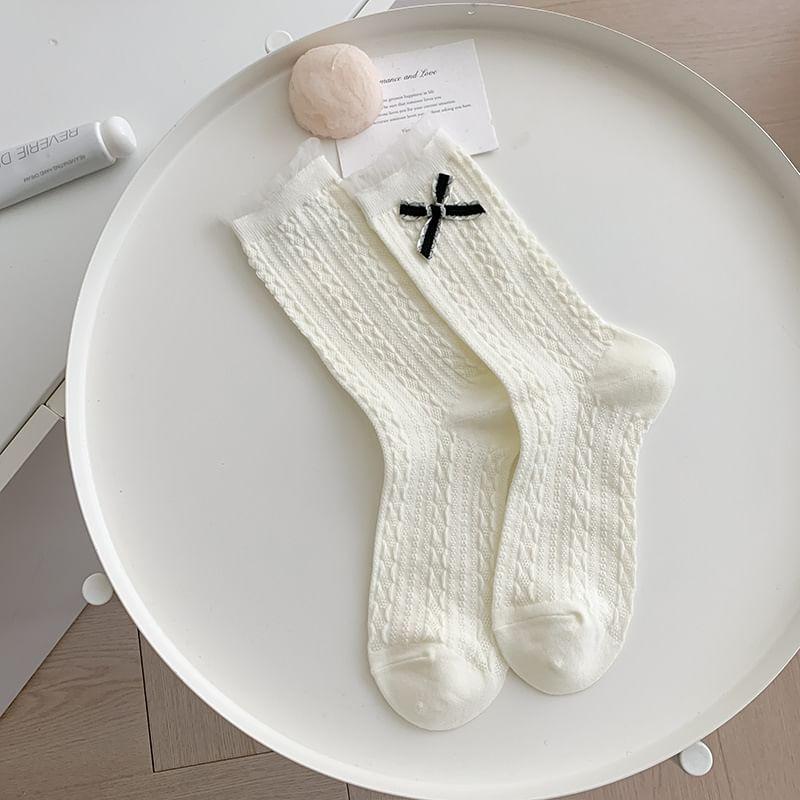 Bow Socks Product Image