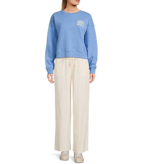 Roxy Marina Long Sleeve Fleece Sweatshirt Product Image