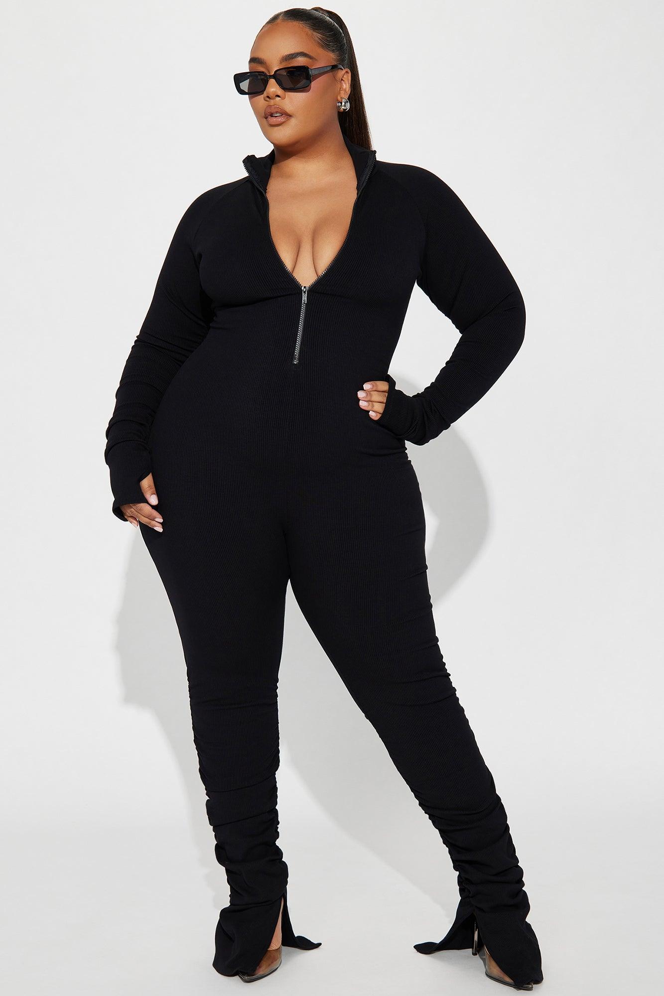 Justine Snatched Jumpsuit - Black Product Image