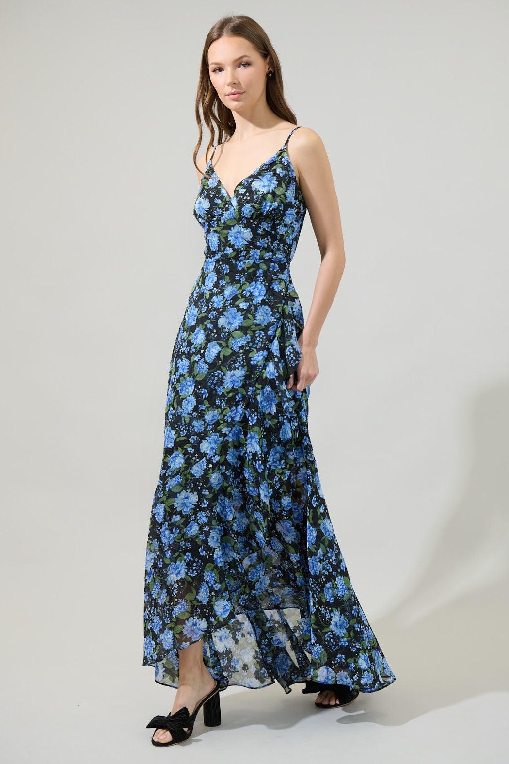Doris Ruffle Maxi Dress Product Image