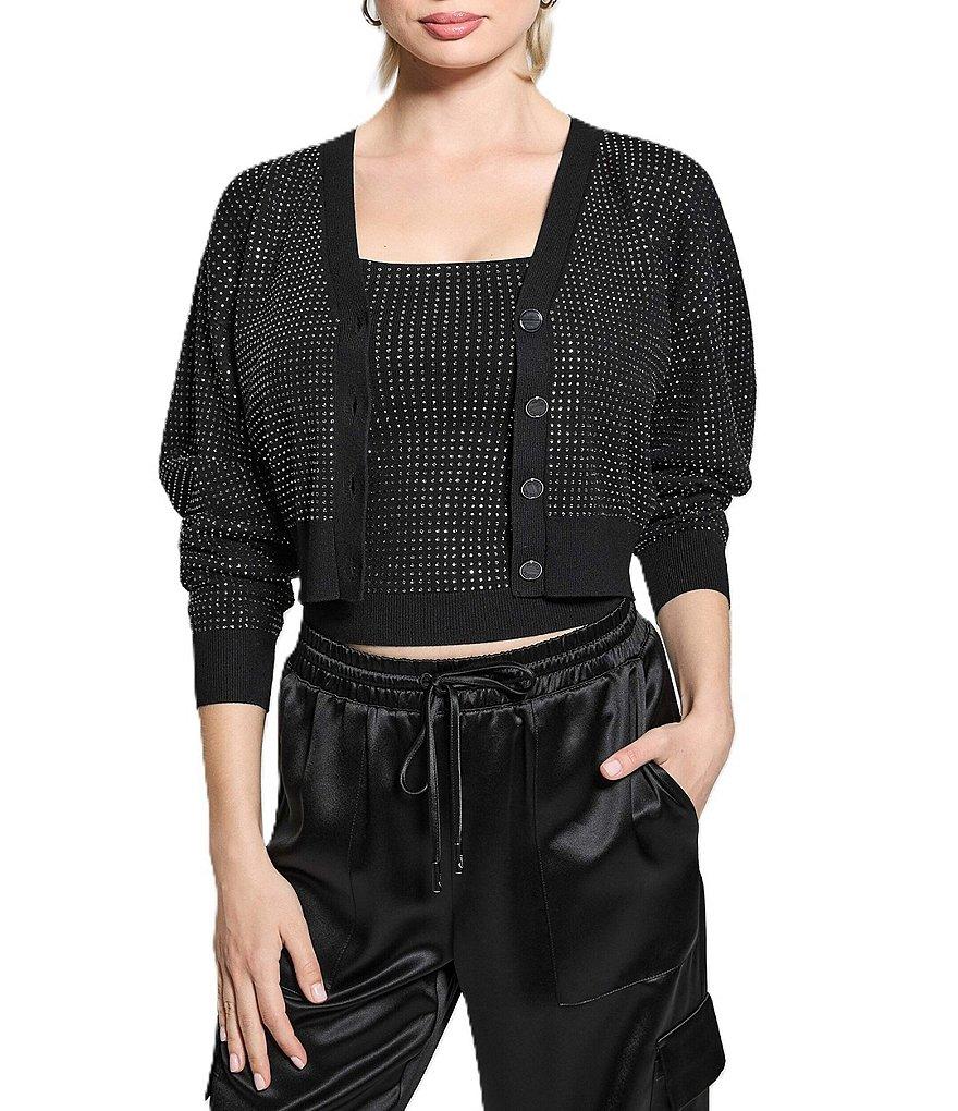 Guess Khloe Rhinestone Sweater Product Image