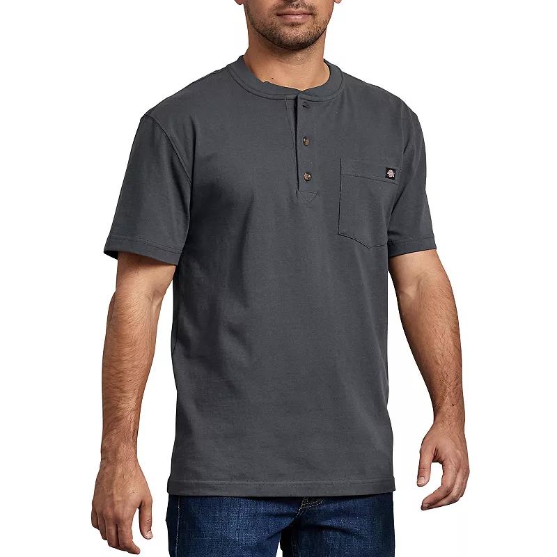 Men's Dickies Heavyweight Short Sleeve Henley,  Product Image