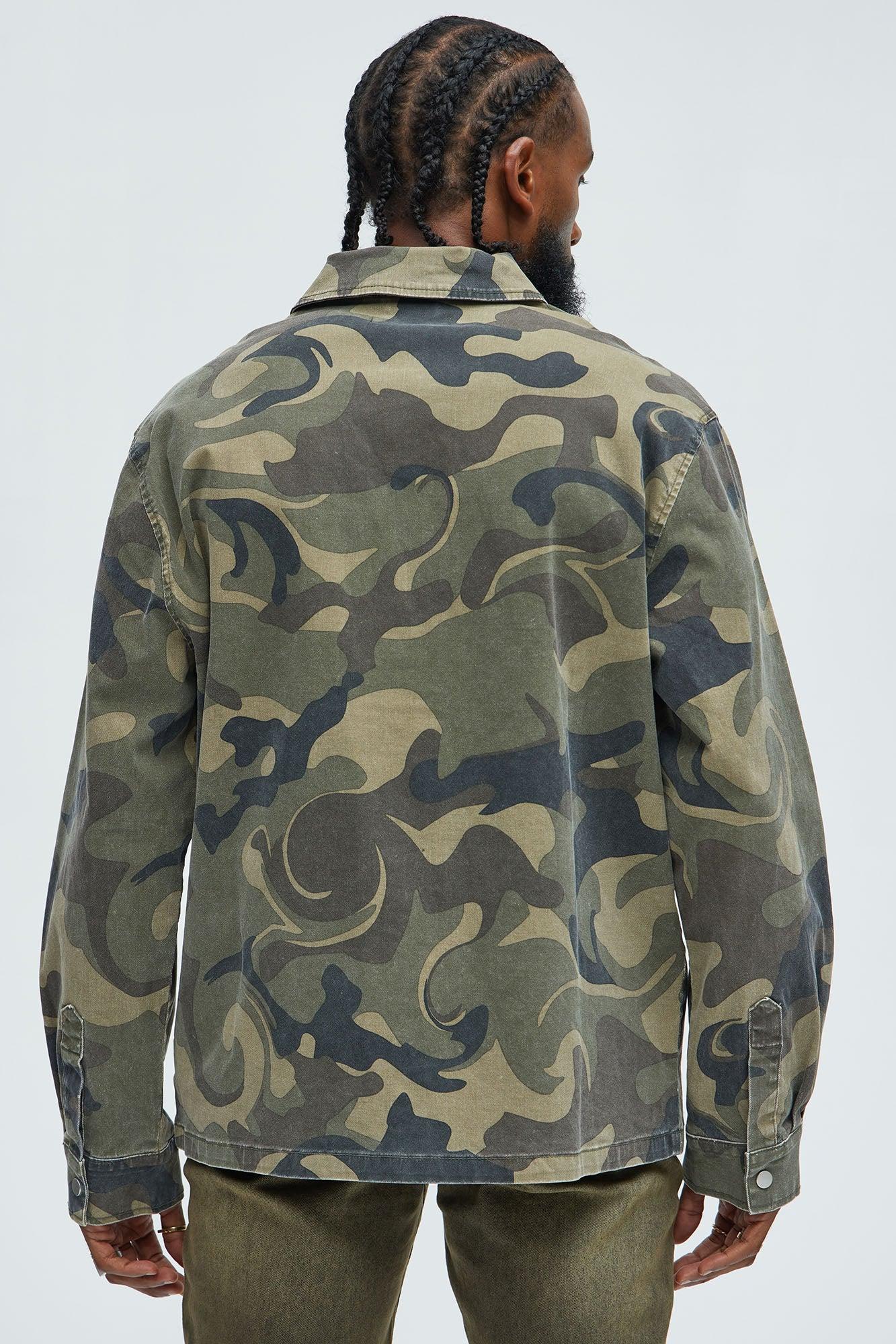 Won't Do Camo Long Sleeve Shirt - Camouflage Product Image
