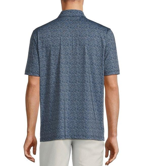 Hart Schaffner Marx Luxury Performance Short Sleeve Sketch Floral Polo Shirt Product Image