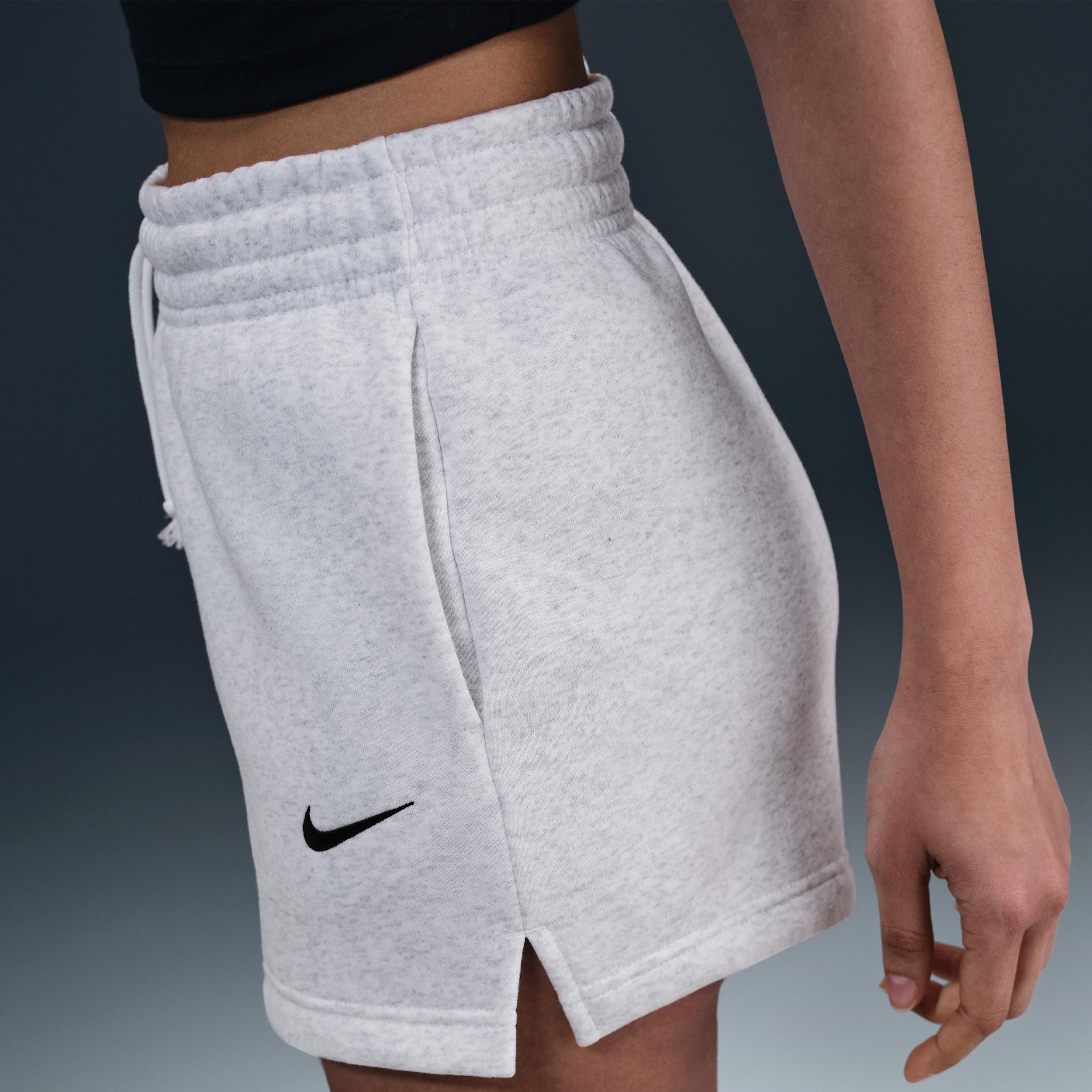 Womens Nike Sportswear Phoenix Fleece Mid-Rise 4 Shorts | IH2108-051 Product Image