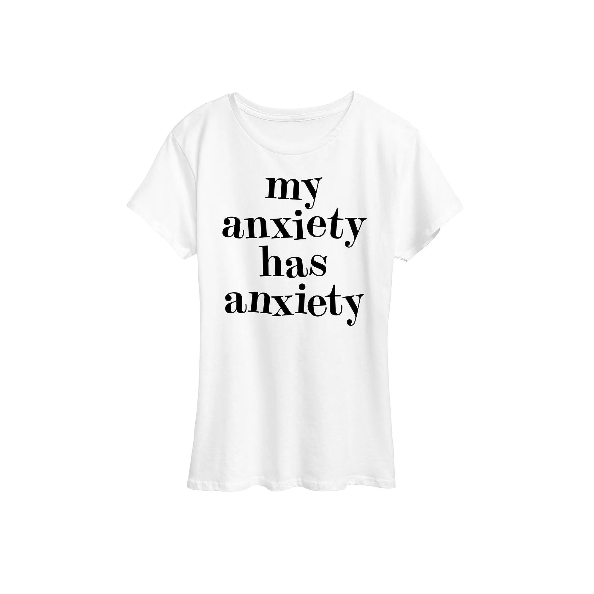 Women's My Anxiety Has Anxiety Graphic Tee,  Product Image