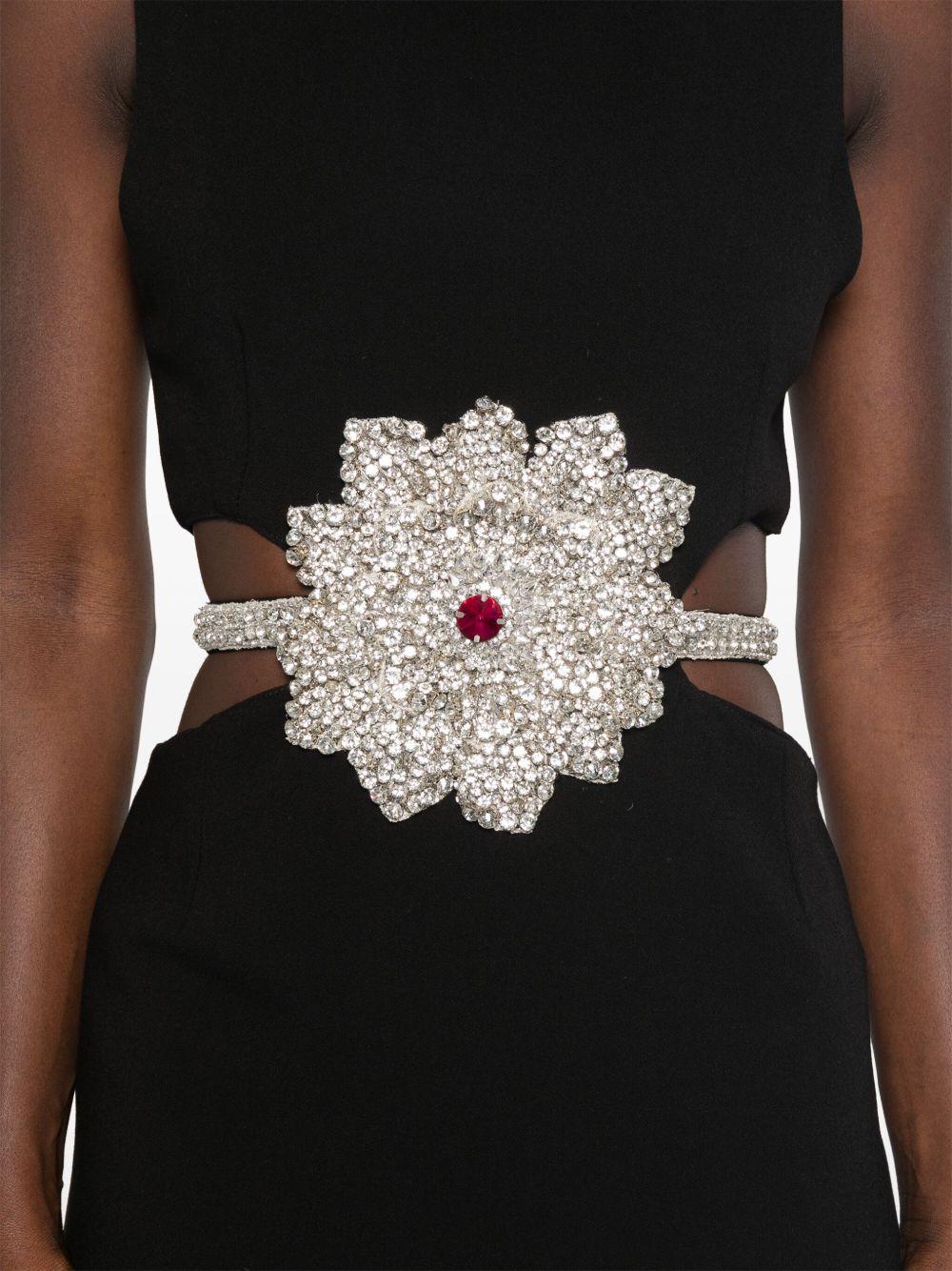 crystal-embellished mini dress Product Image