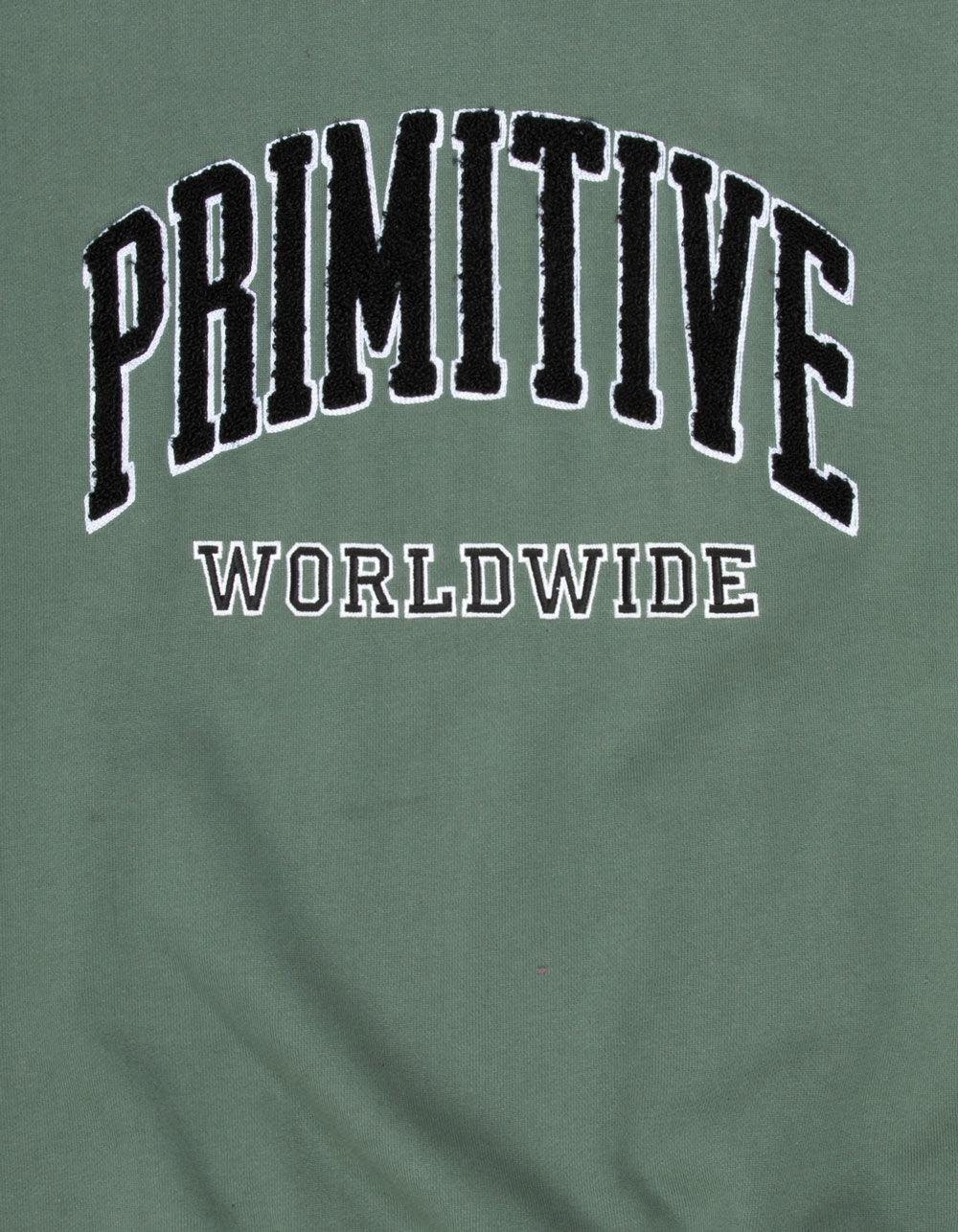 PRIMITIVE Collegiate Mens Crewneck Sweatshirt - RED Product Image