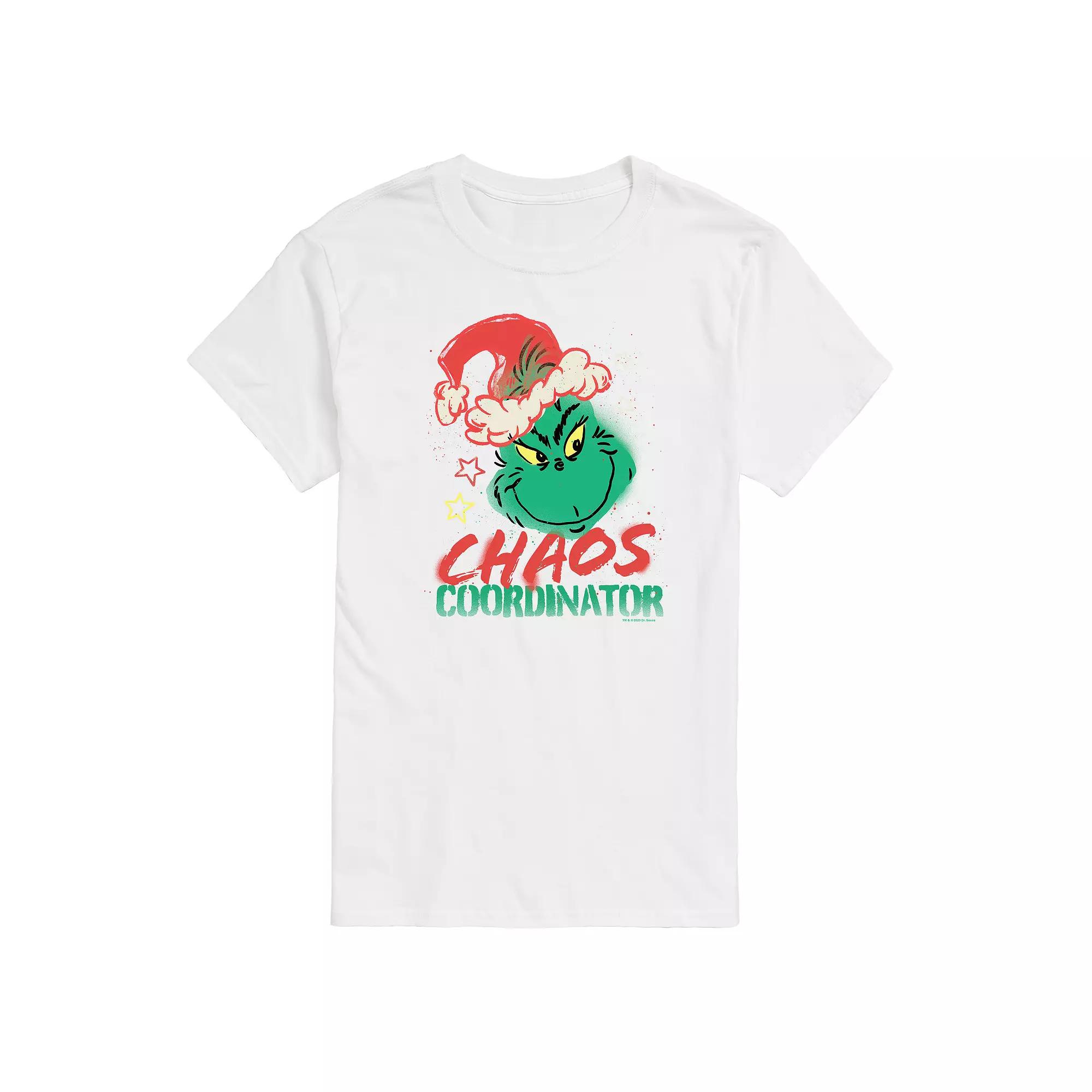 Big & Tall Dr. Seuss The Grinch Chaos Coordinator Graphic Tee, Men's,  Product Image