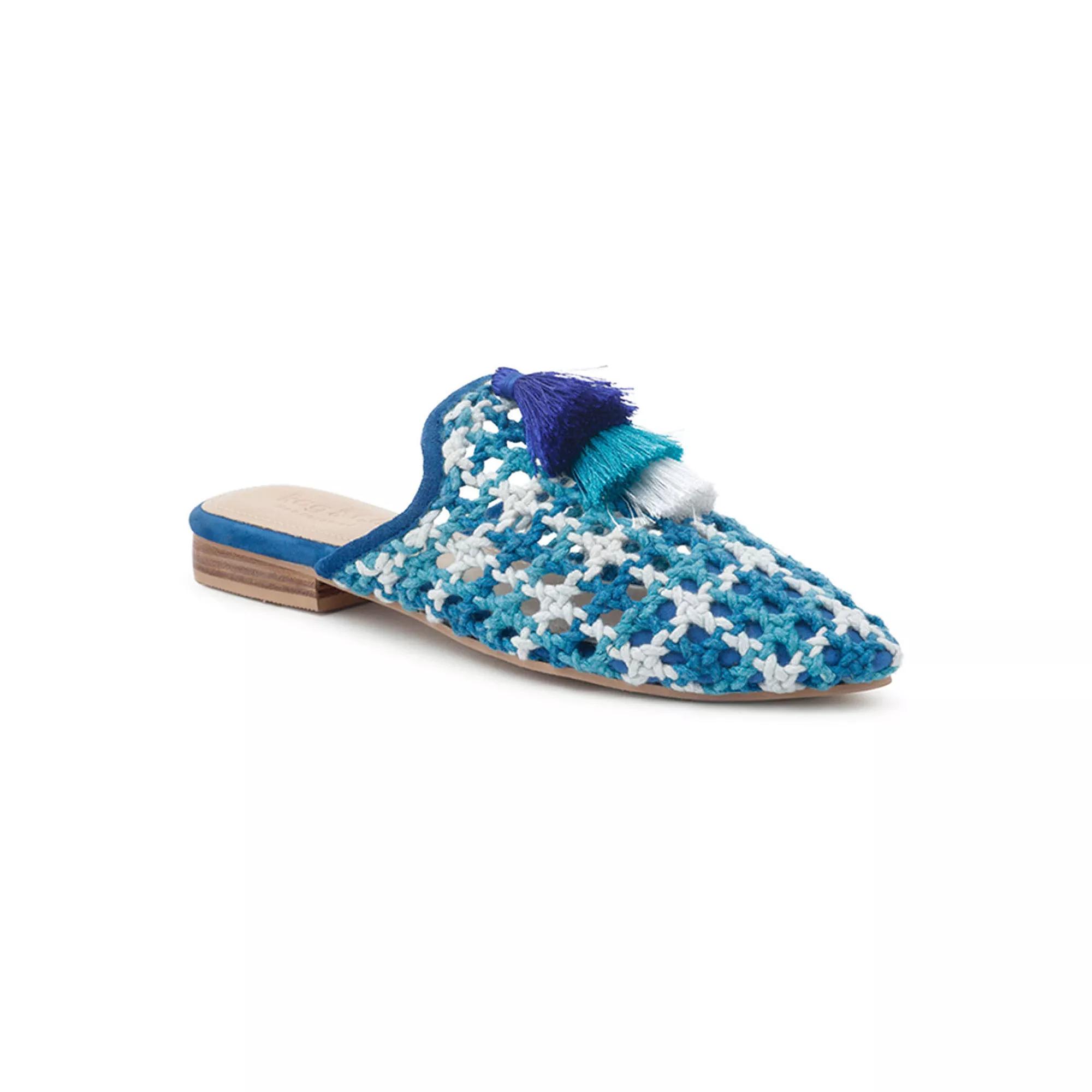 Rag & Co Mariana Women's Woven Mules, Size: 5, Blue Product Image