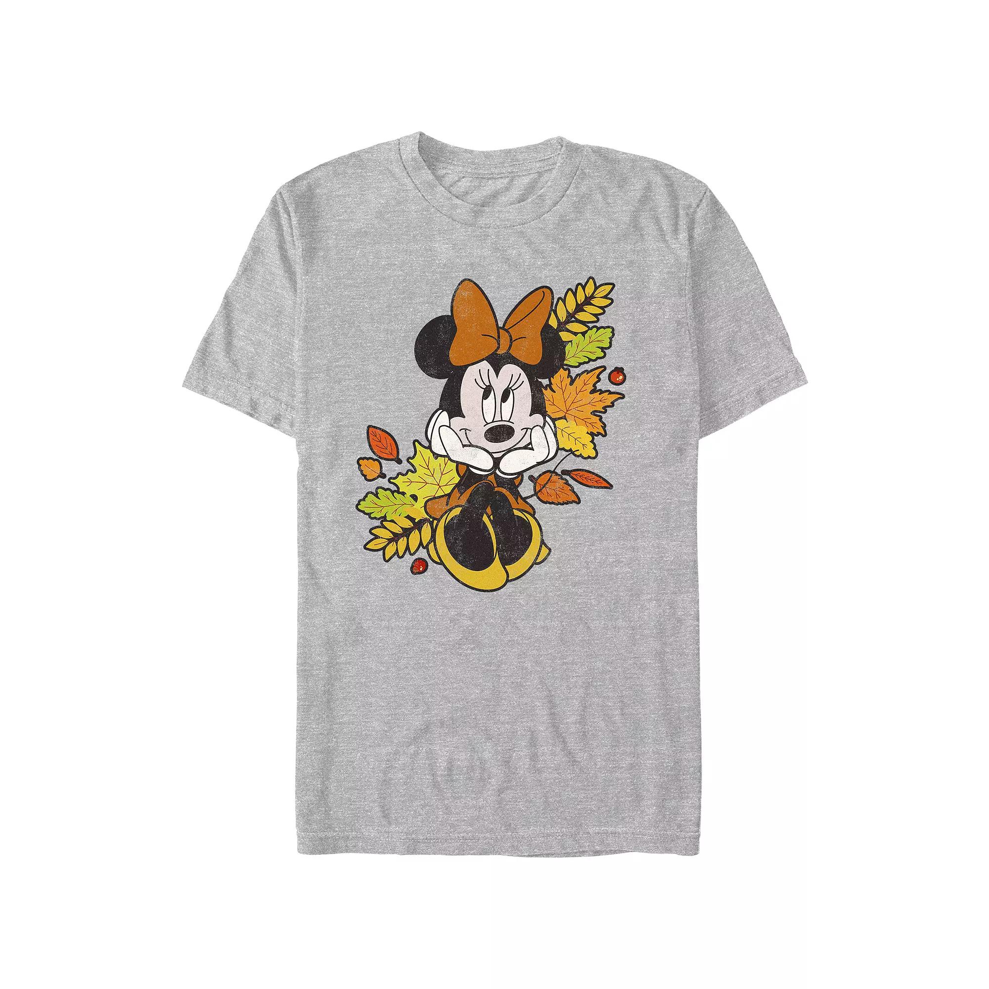 Disney's Minnie Mouse Autumn Leaves Men's Graphic Tee,  Product Image