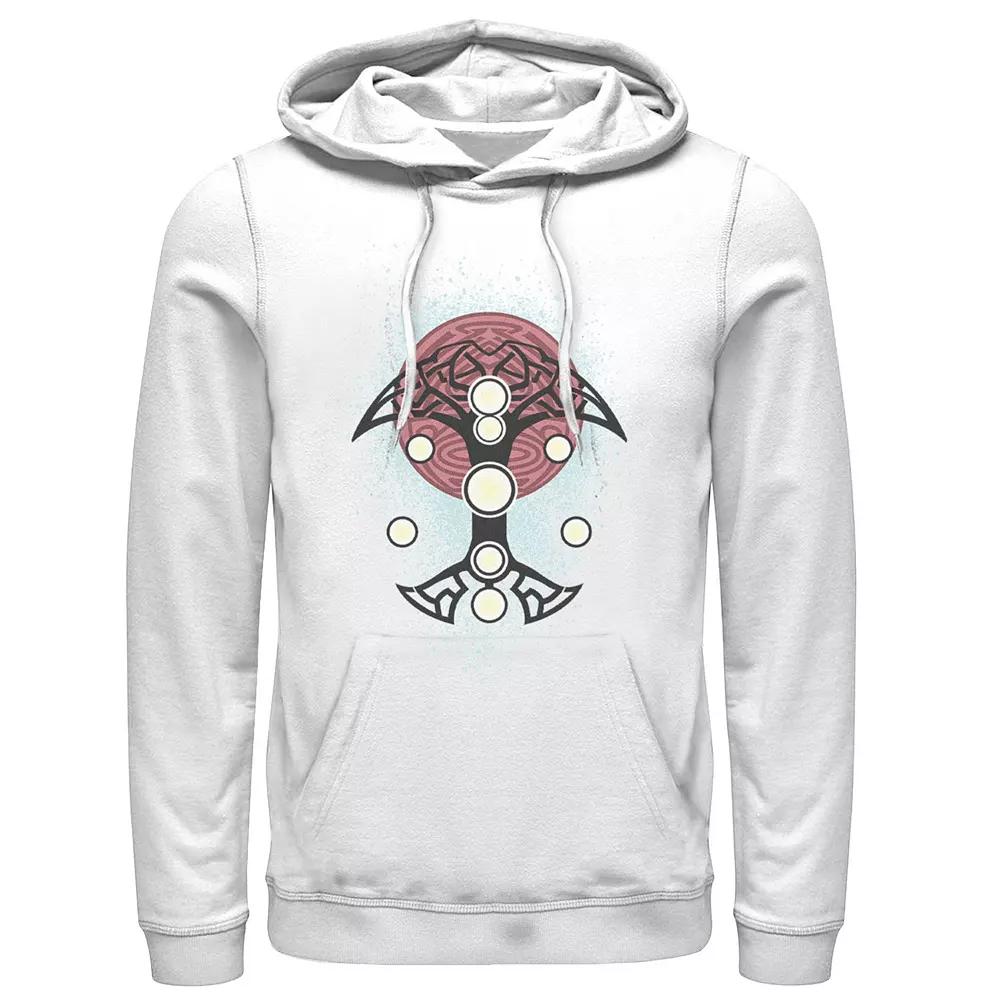 Men's Marvel Thor Love And Thunder Blue Splatter Hoodie,  Product Image