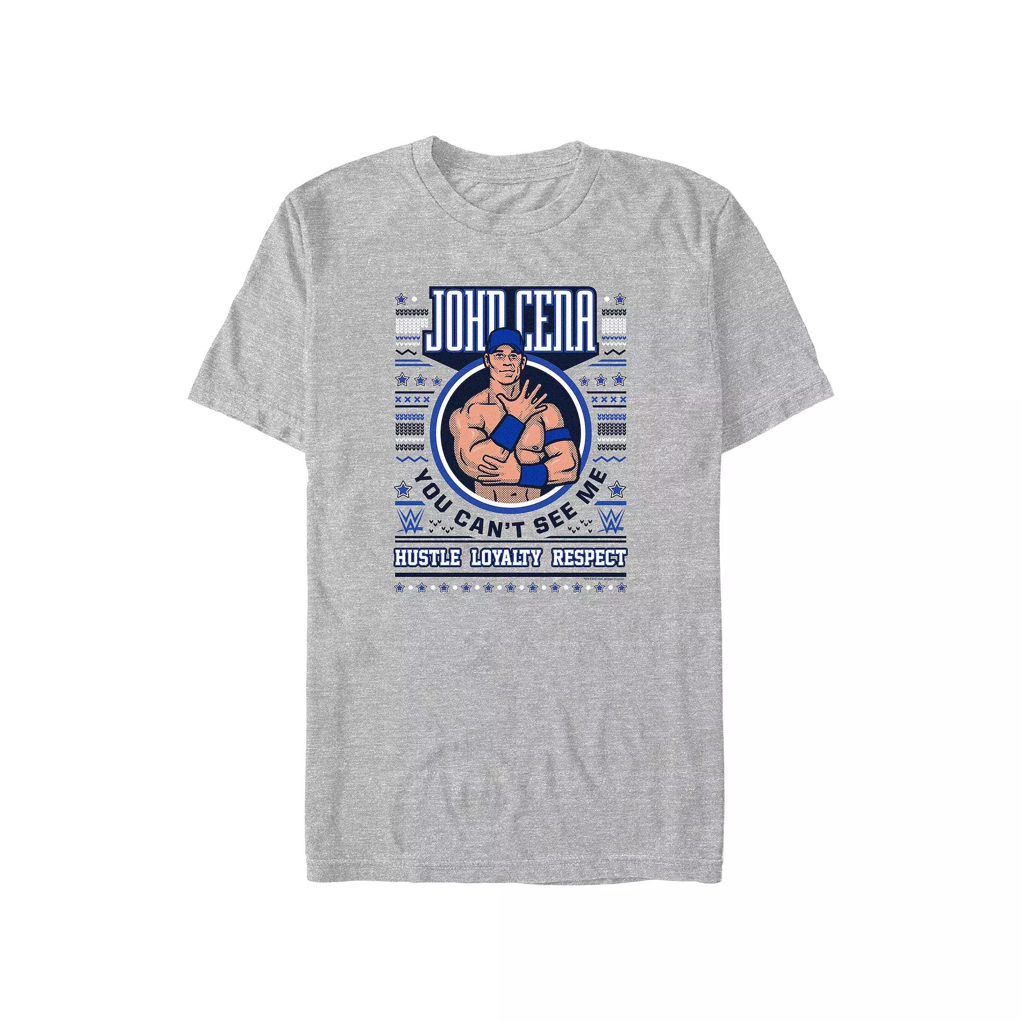 Big & Tall WWE John Cena Christmas Sweater Graphic Tee, Men's,  Product Image