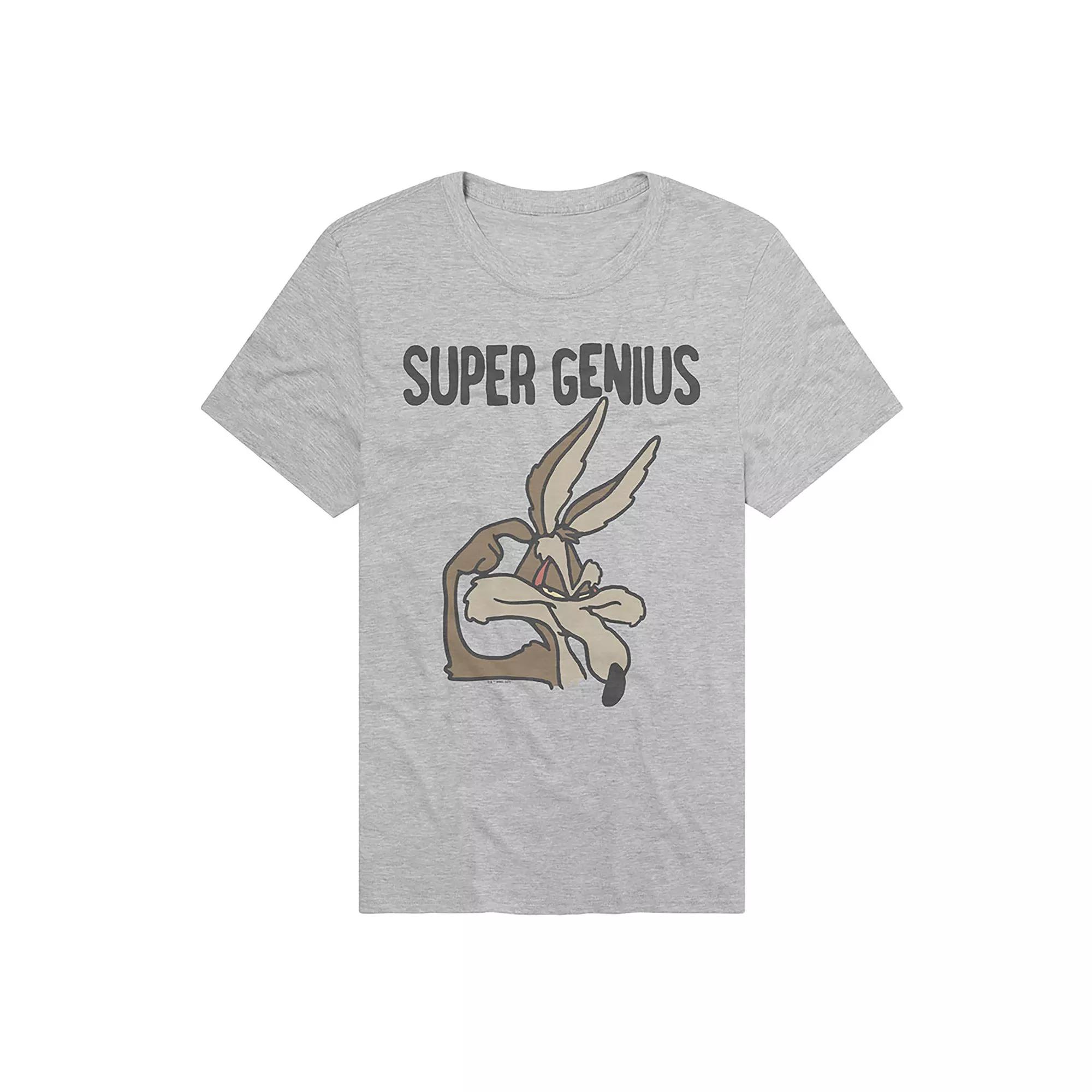 Men's Looney Tunes Wile E. Coyote Super Genius Graphic Tee,  Product Image