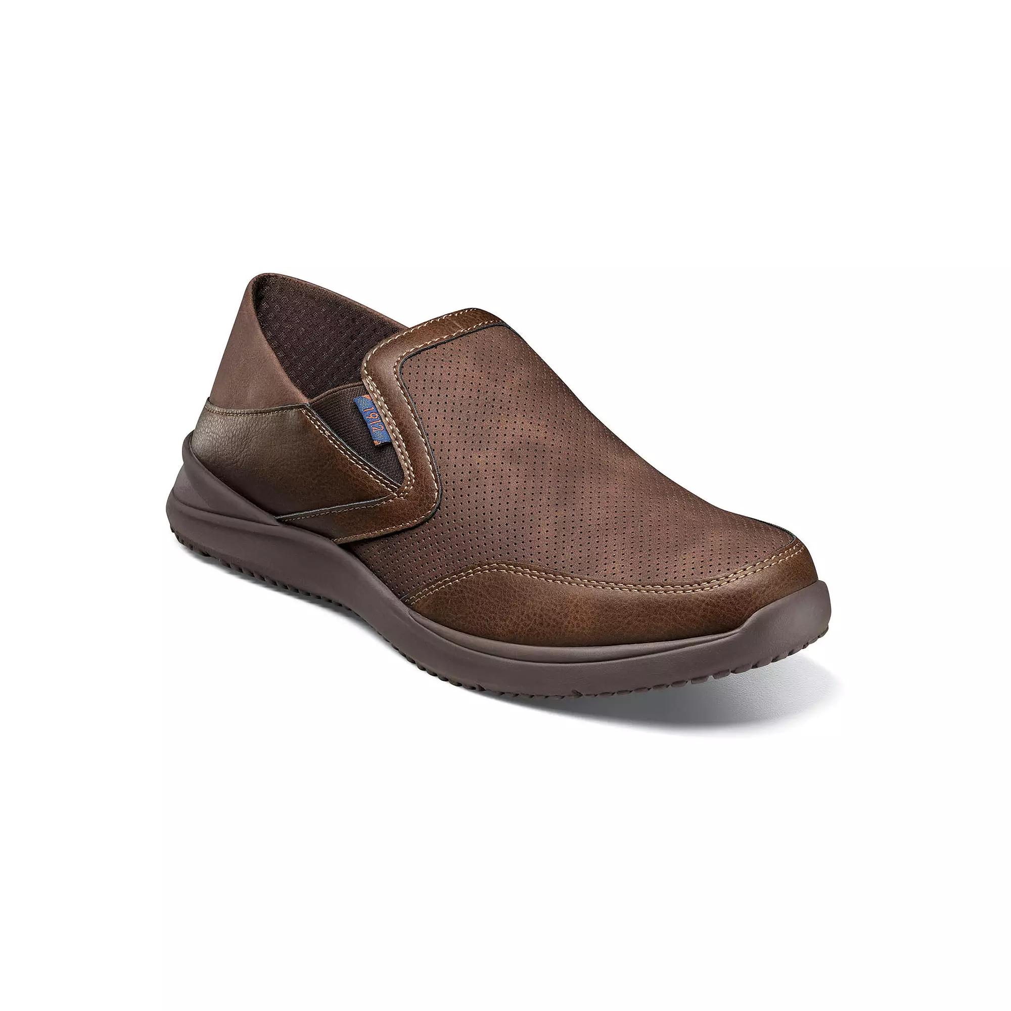 Nunn Bush Conway EZ Mens Moc Toe Slip-On Shoes Product Image