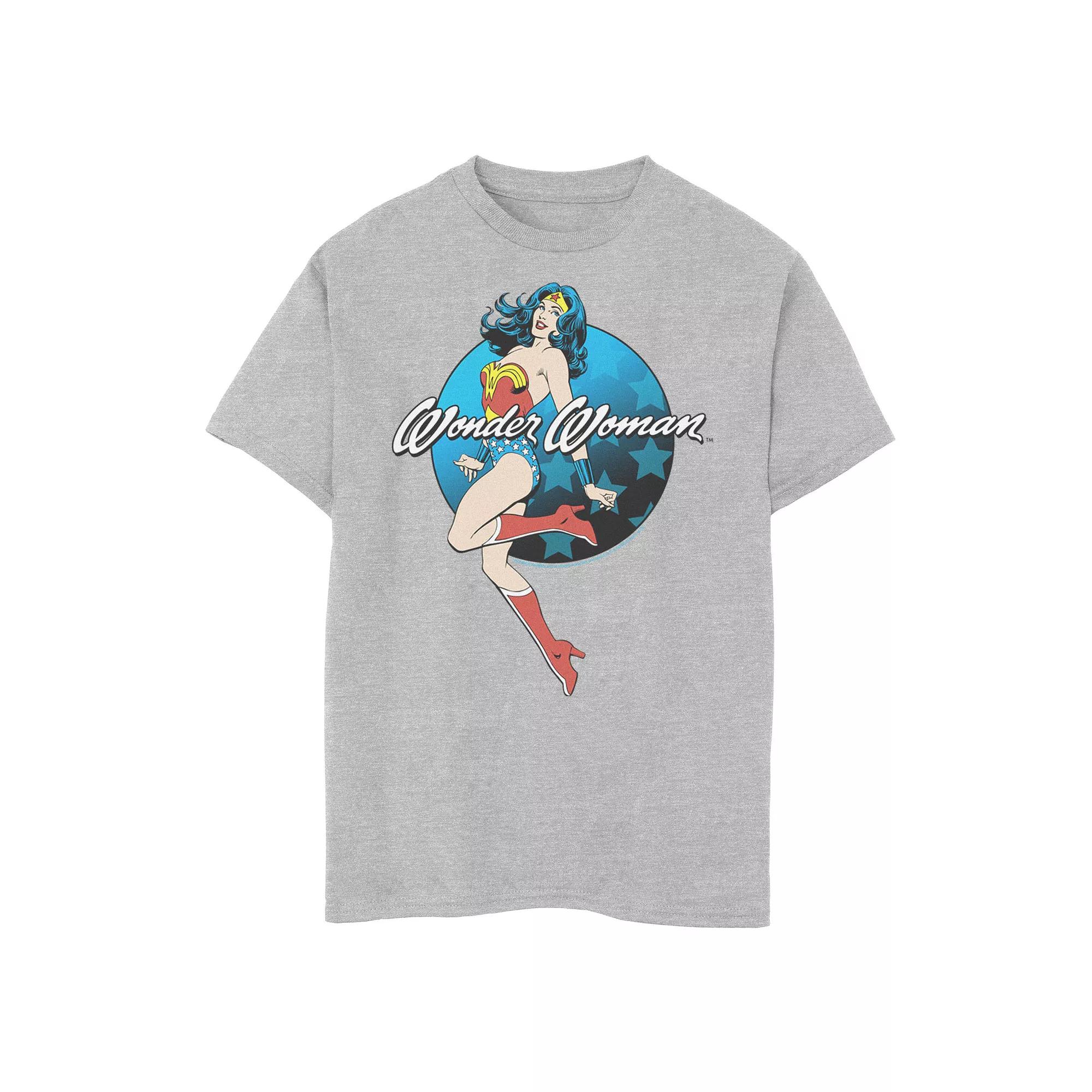 Boys 8-20 DC Comics Wonder Woman Circle Stars Tee, Boy's,  Product Image