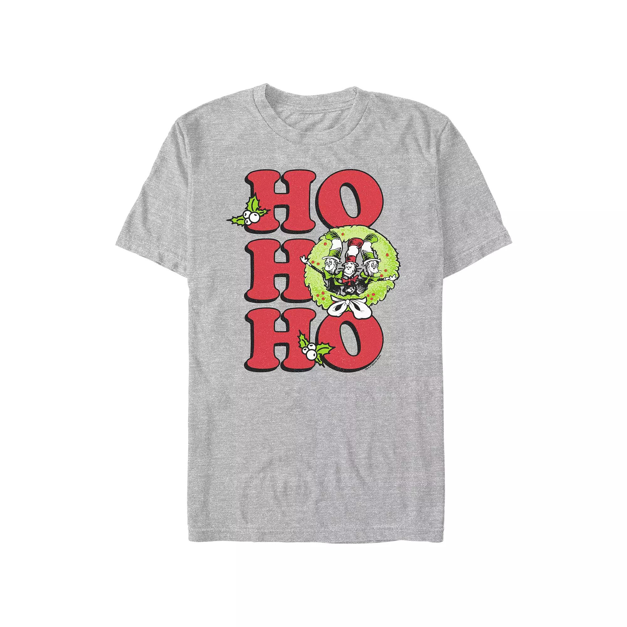 Men's Dr. Seuss Ho Ho Ho Graphic Tee,  Product Image